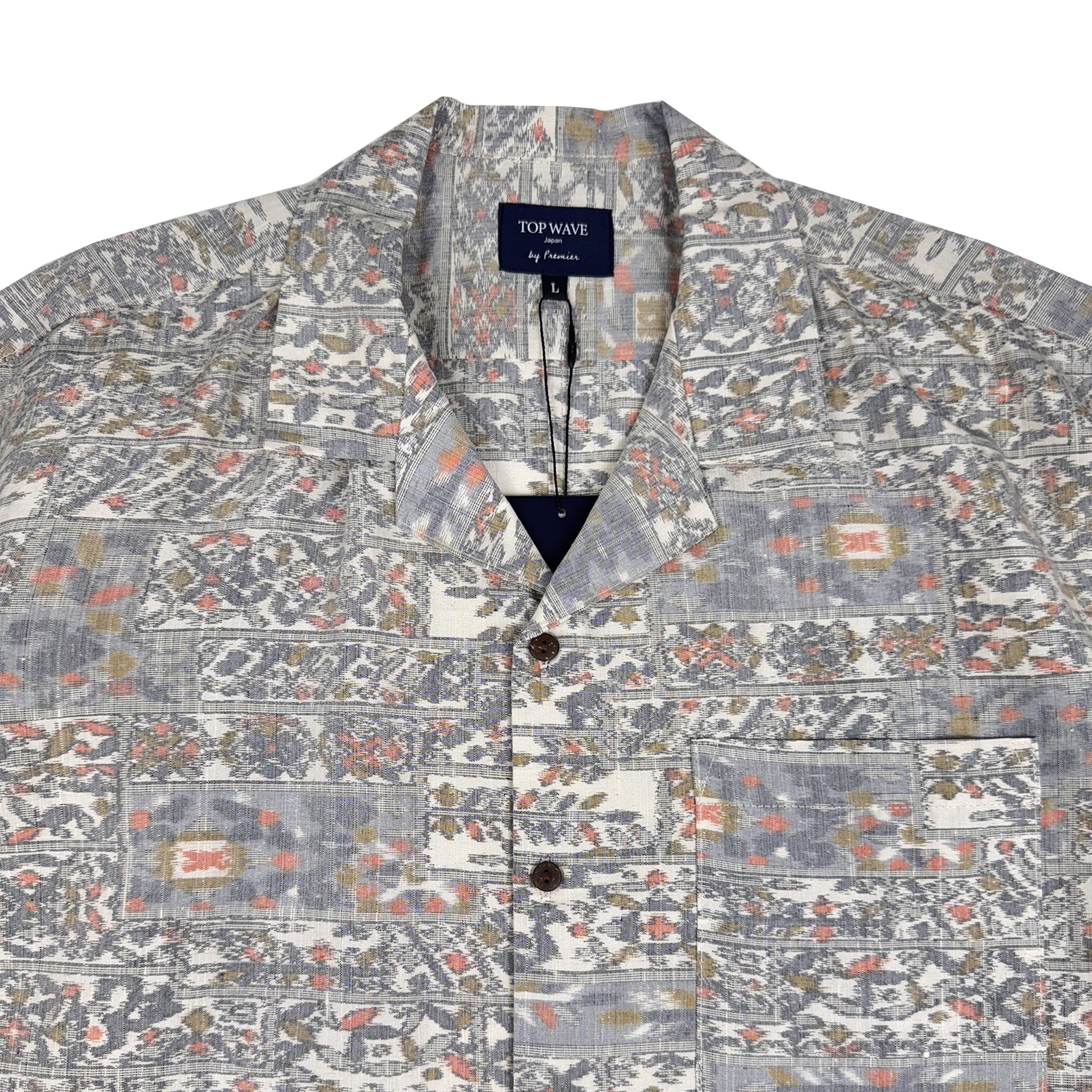 着物アロハシャツ メンズ L AHVN-L404-3