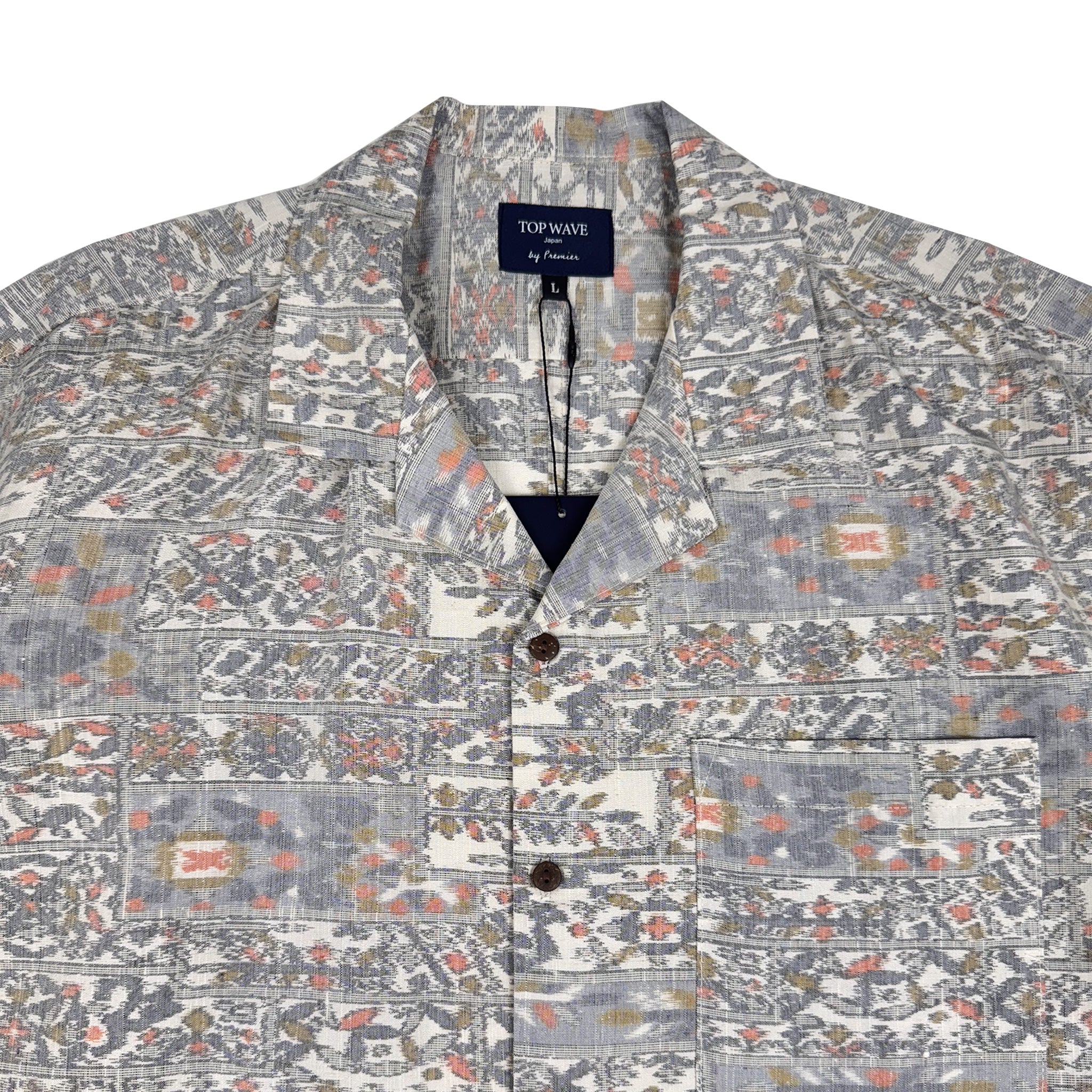 着物アロハシャツ メンズ L AHVN-L404-zoom-3