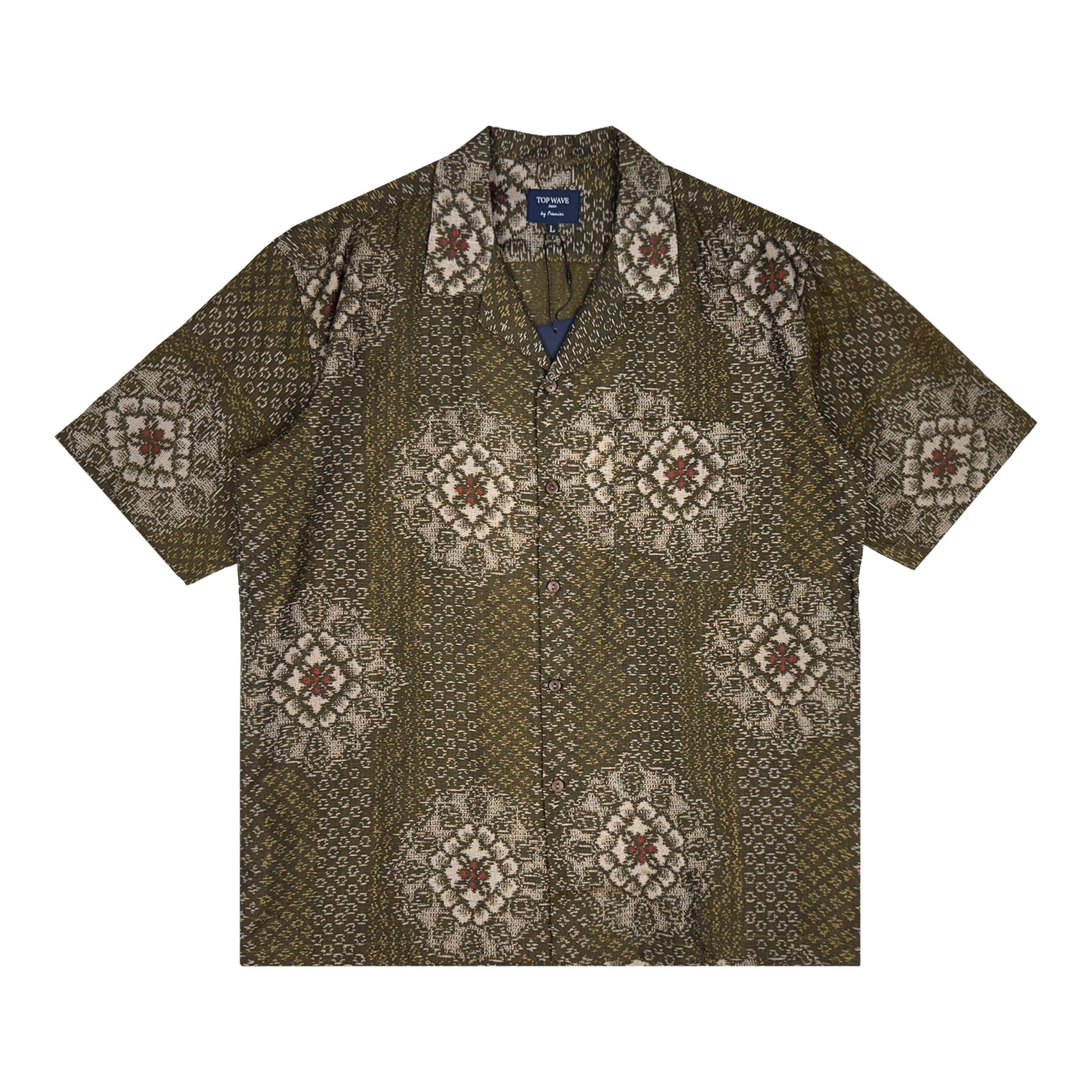 着物アロハシャツ メンズ L AHVN-L405-1