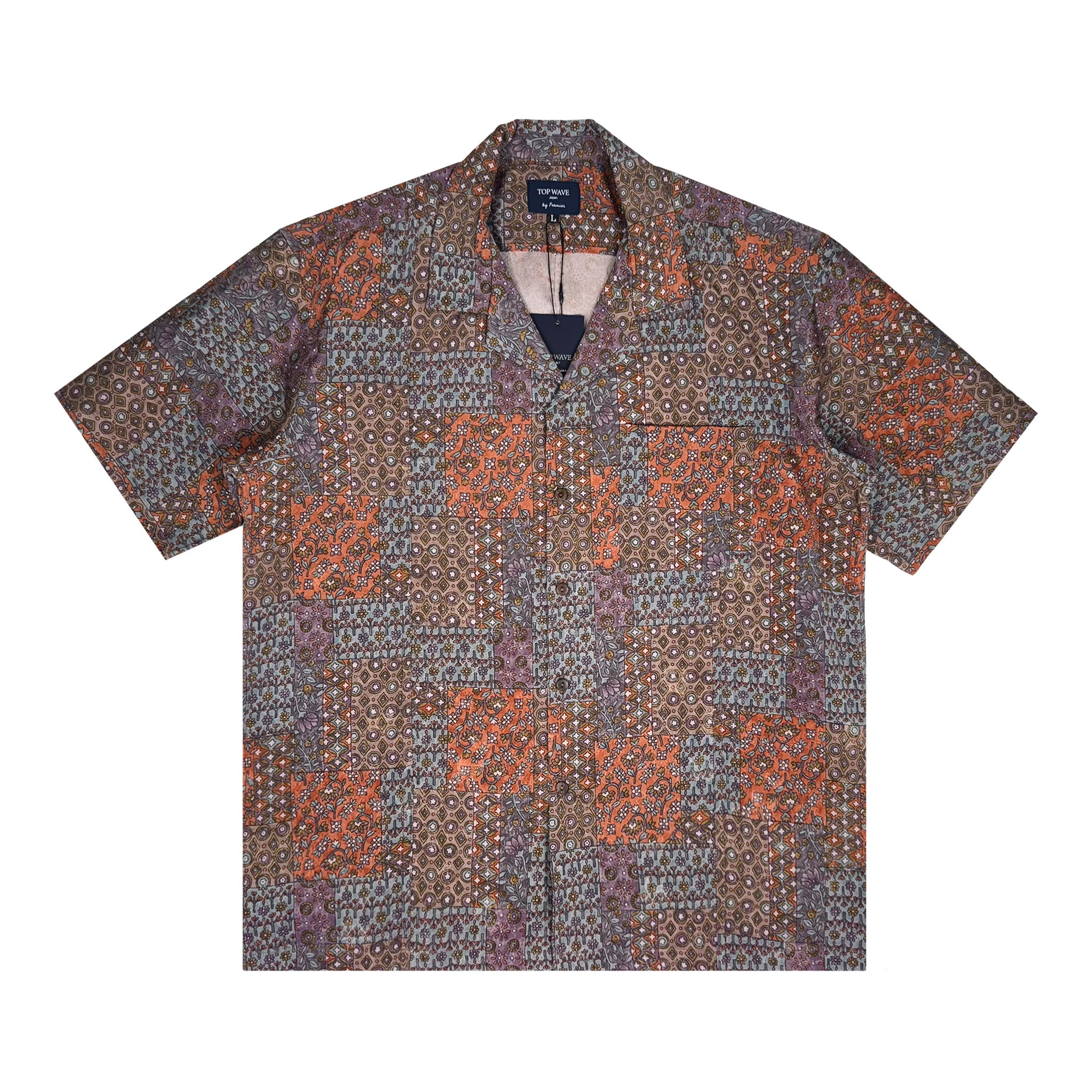 着物アロハシャツ メンズ L AHVN-L407-zoom-1