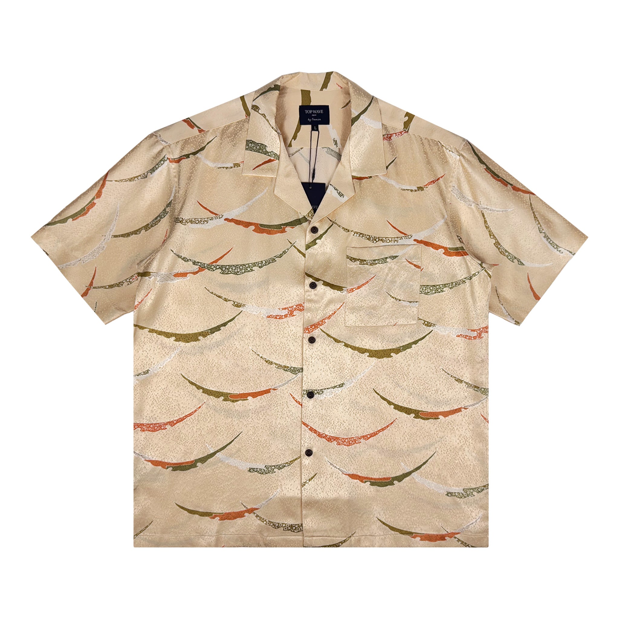 着物アロハシャツ メンズ L AHVN-L408