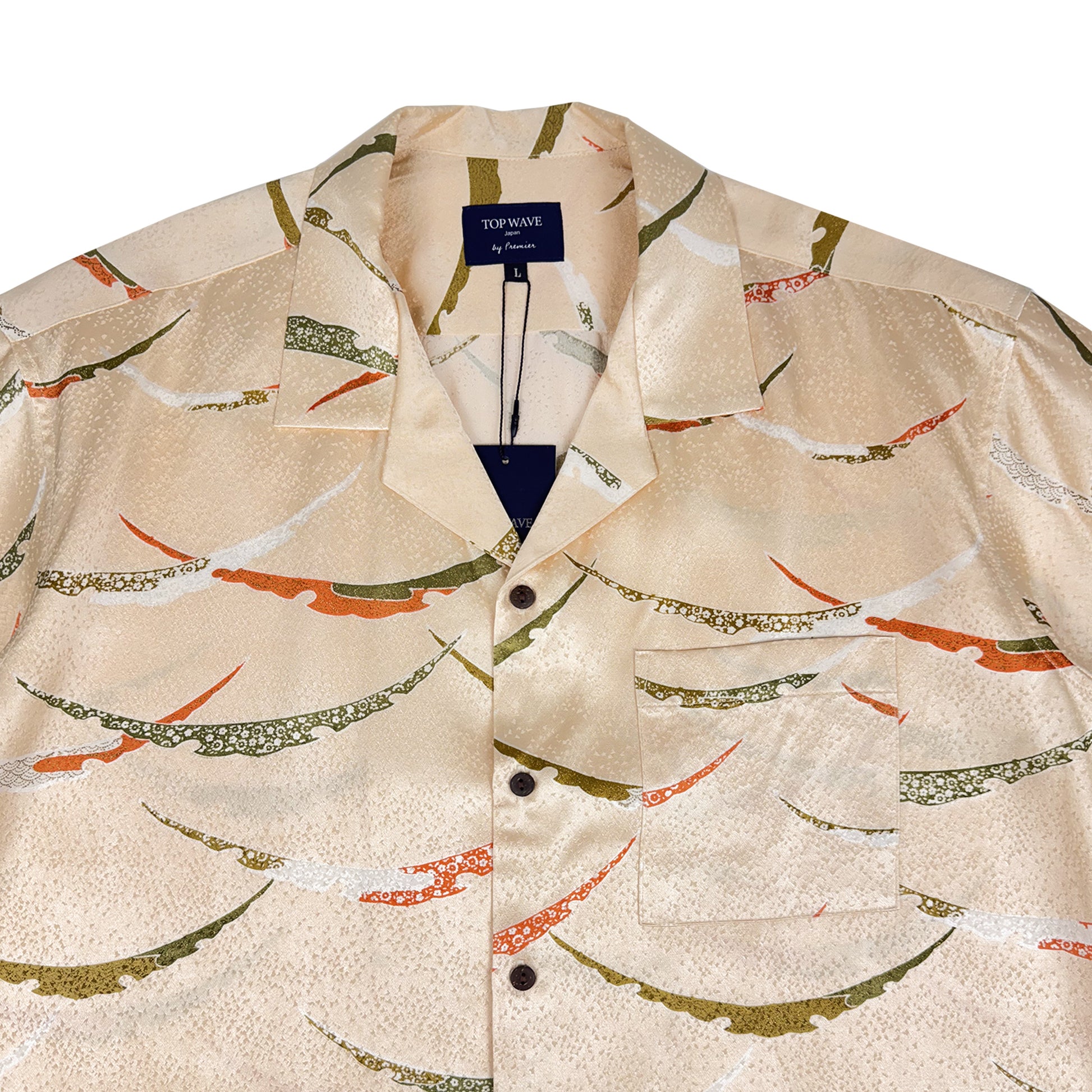 着物アロハシャツ メンズ L AHVN-L408-3