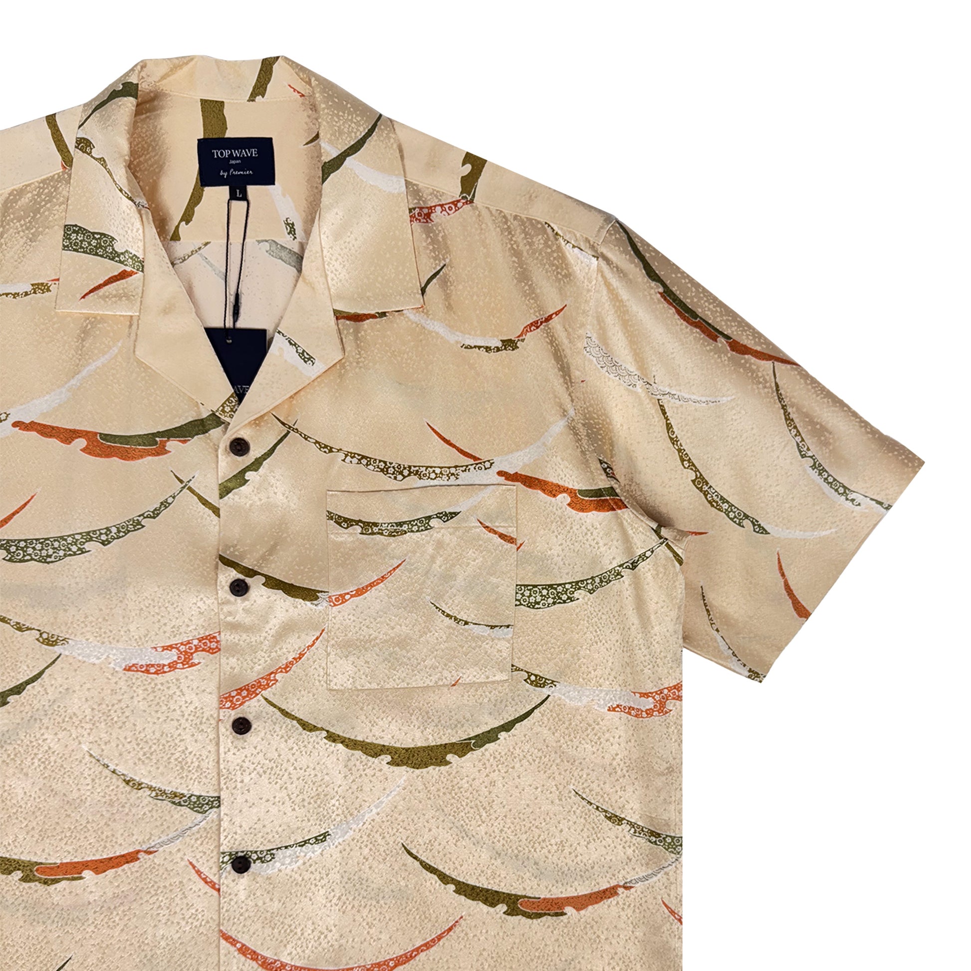 着物アロハシャツ メンズ L AHVN-L408-4