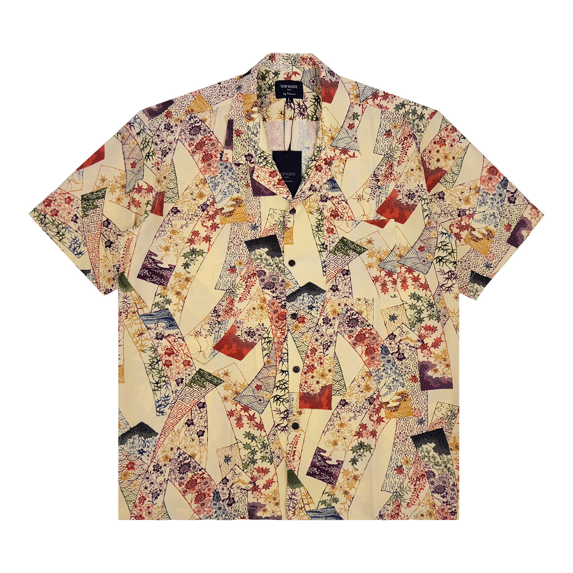 着物アロハシャツ メンズ L AHVN-L409-1