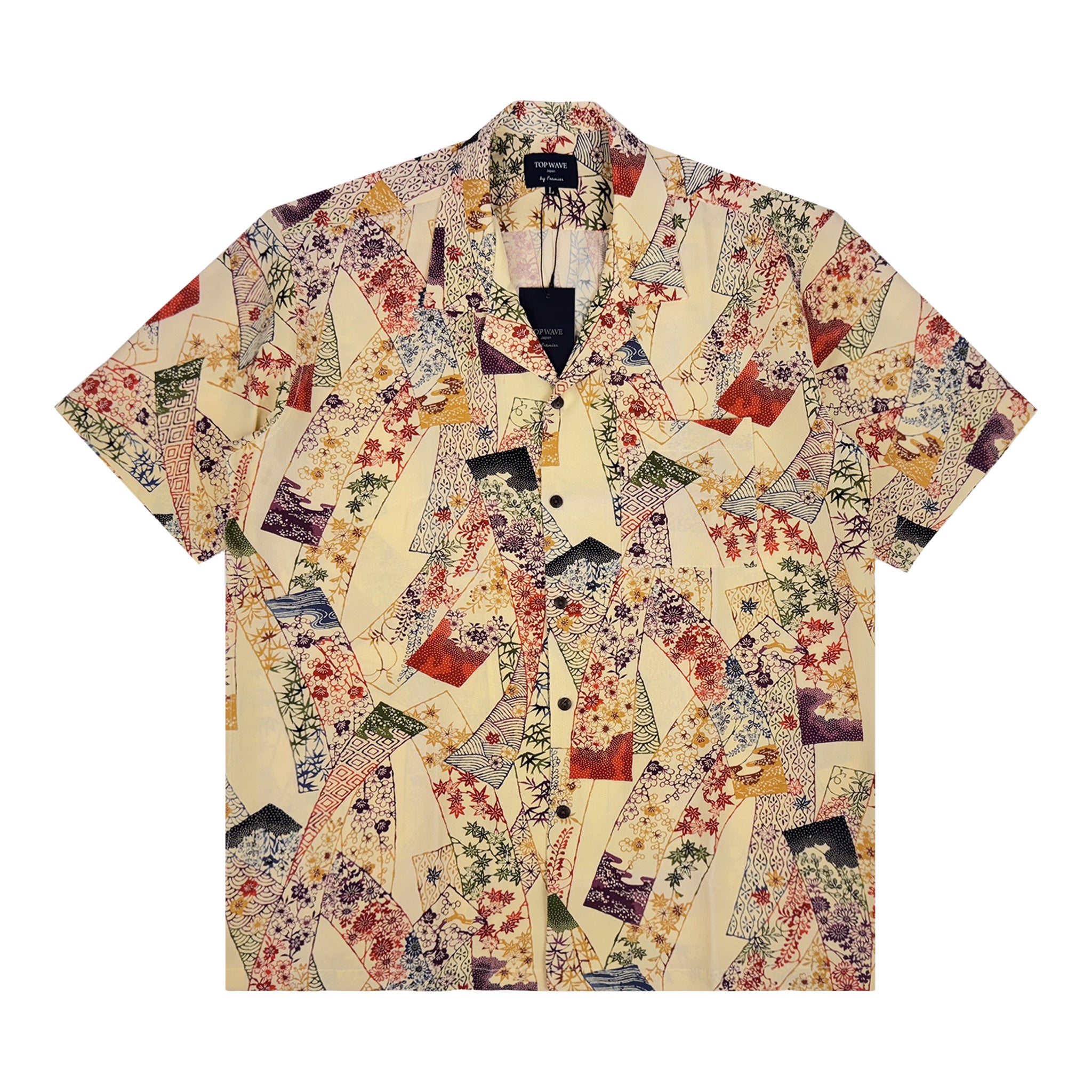 着物アロハシャツ メンズ L AHVN-L409