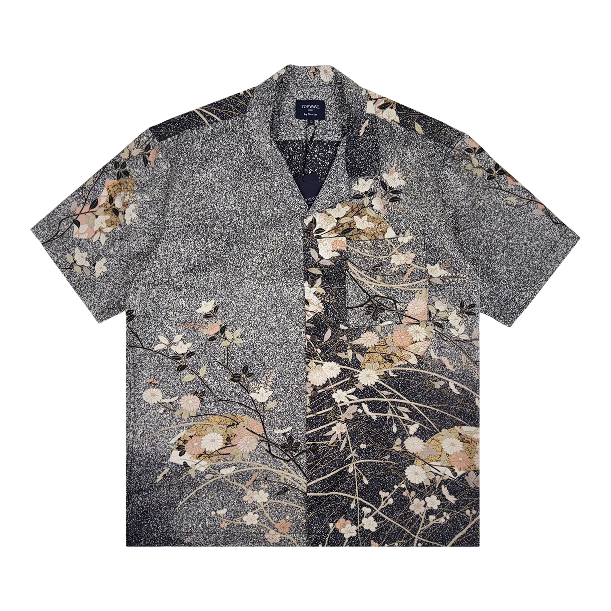 着物アロハシャツ メンズ L AHVN-L411