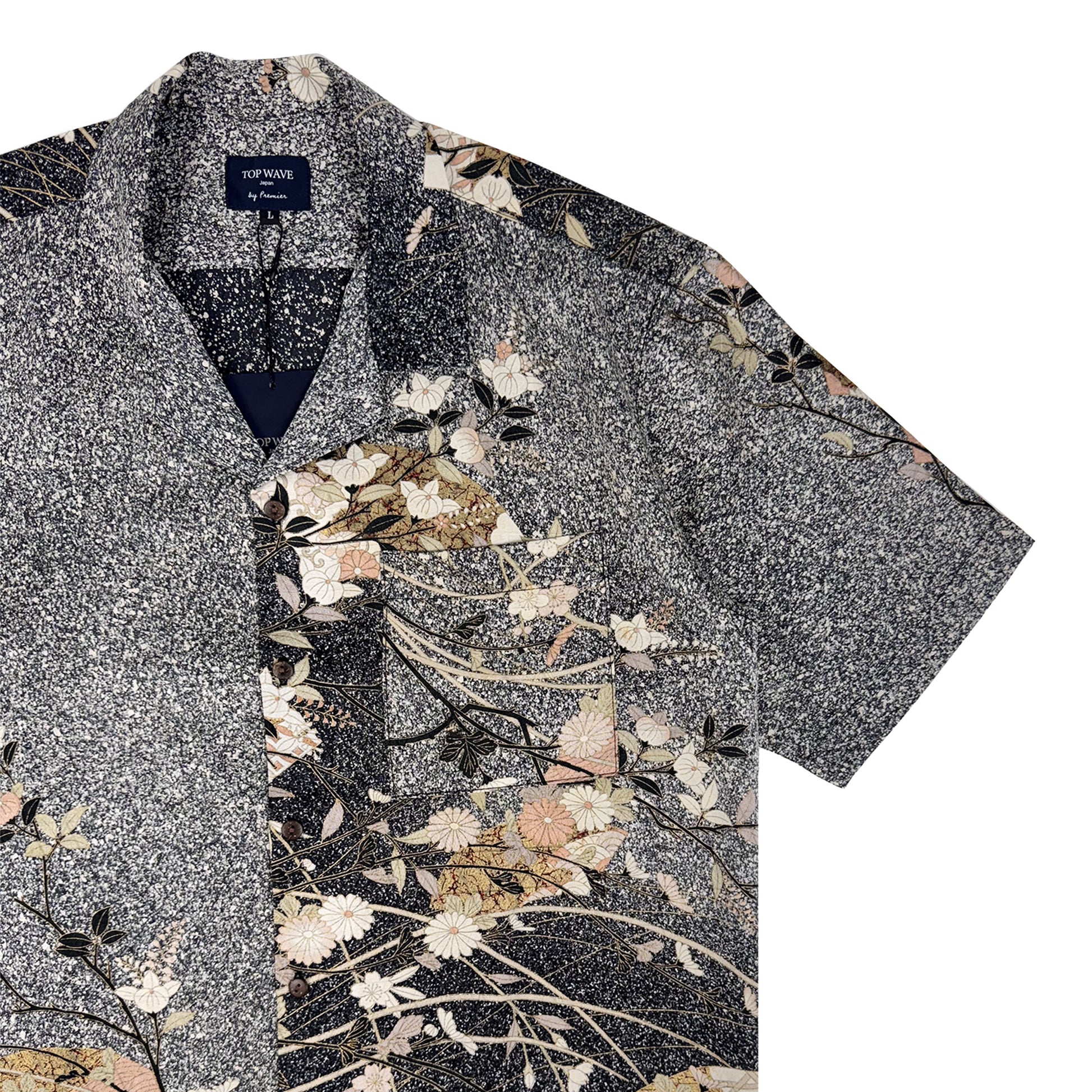 着物アロハシャツ メンズ L AHVN-L411-4