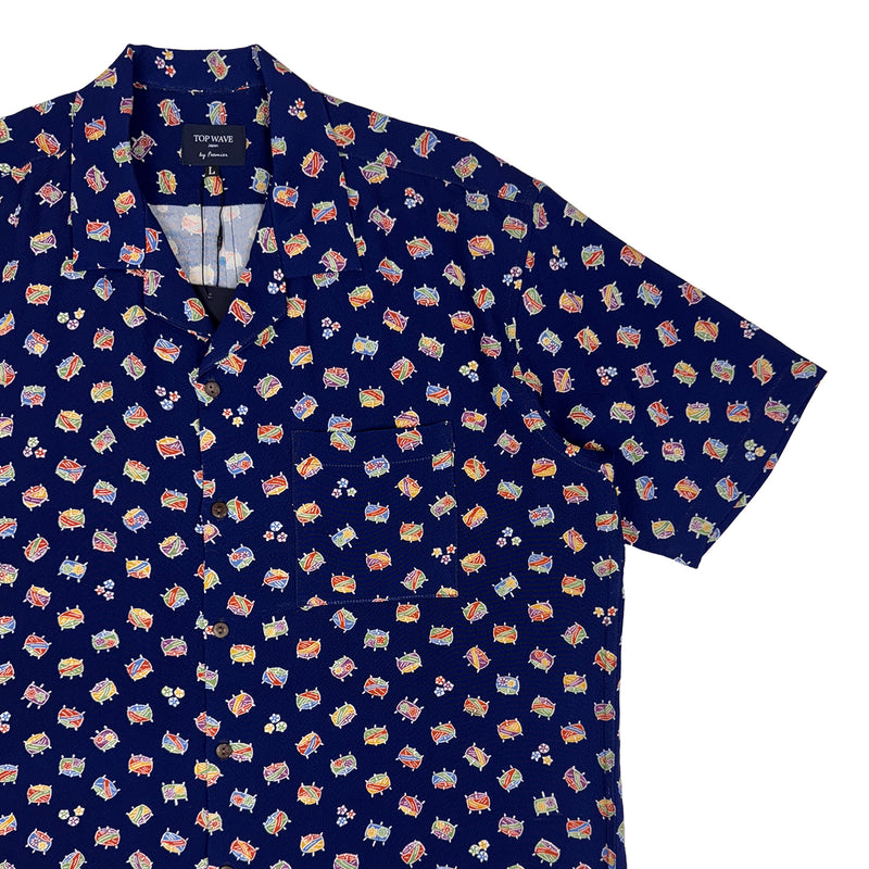 着物アロハシャツ メンズ L AHVN-L414-zoom-