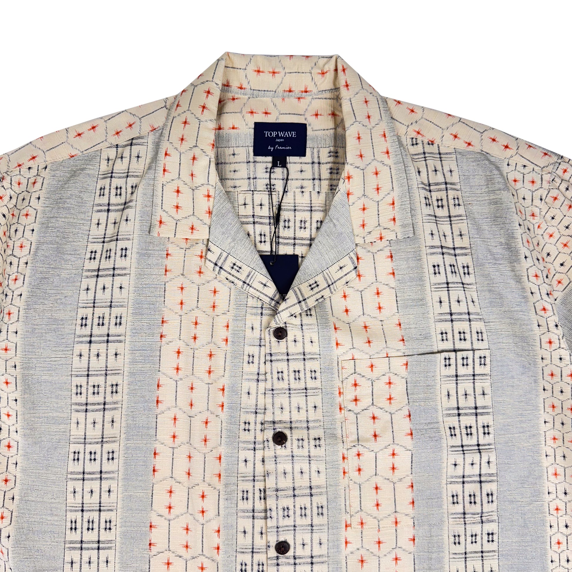 着物アロハシャツ メンズ L AHVN-L415-3