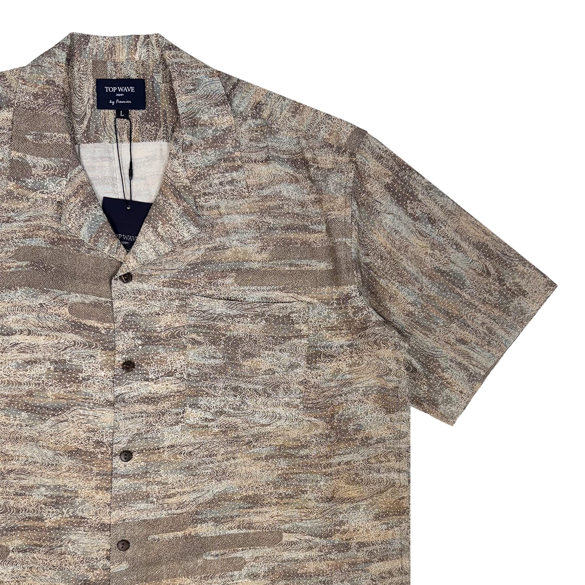 着物アロハシャツ メンズ L AHVN-L416-4