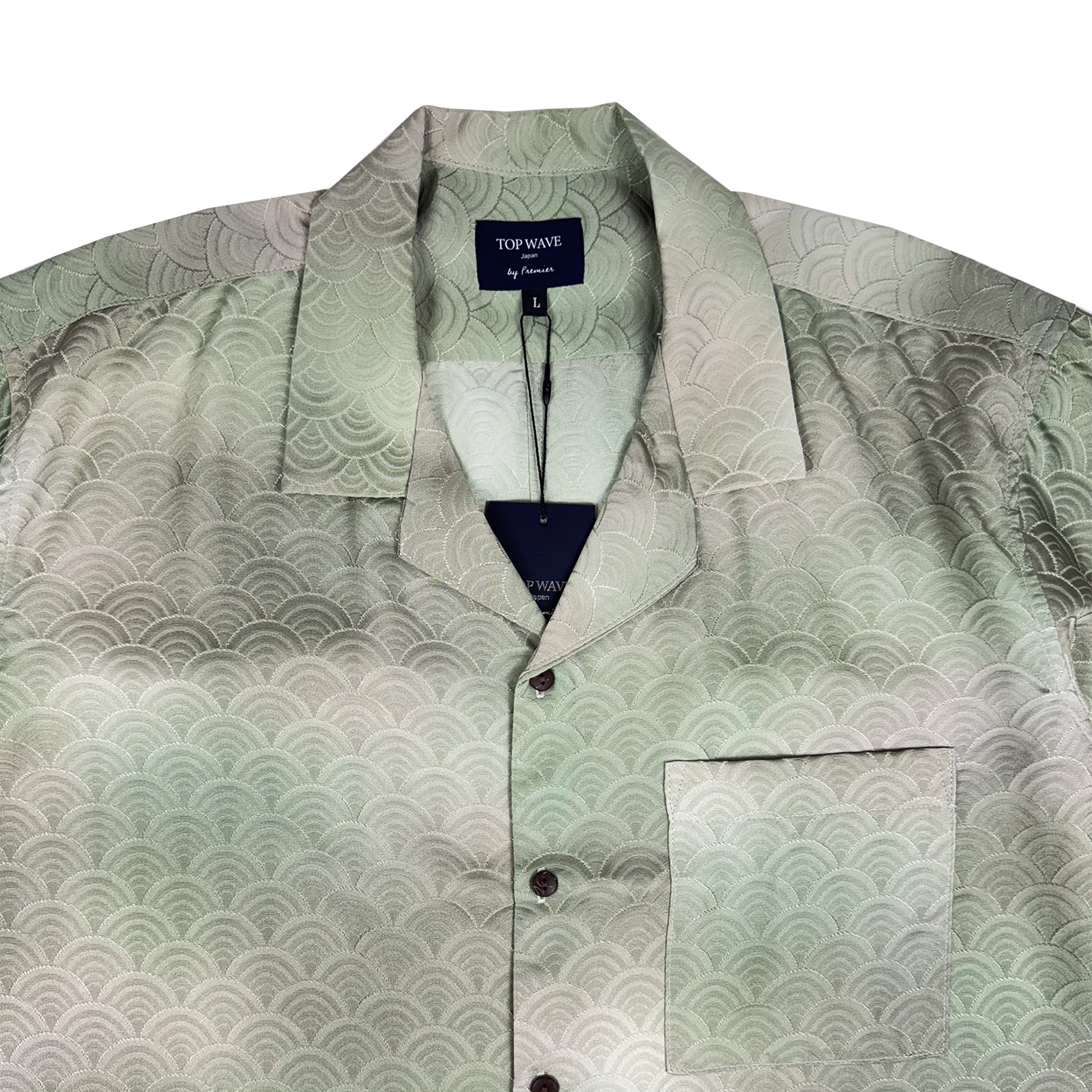 着物アロハシャツ メンズ L AHVN-L418-3