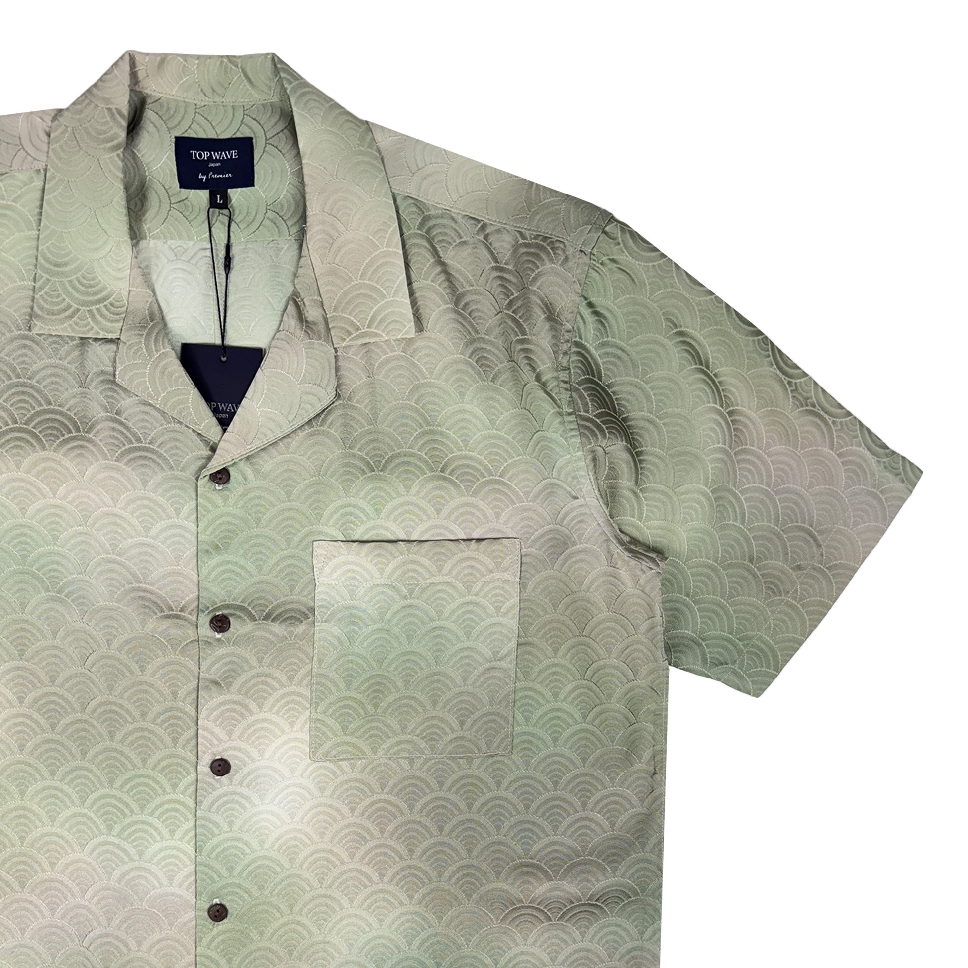 着物アロハシャツ メンズ L AHVN-L418-4