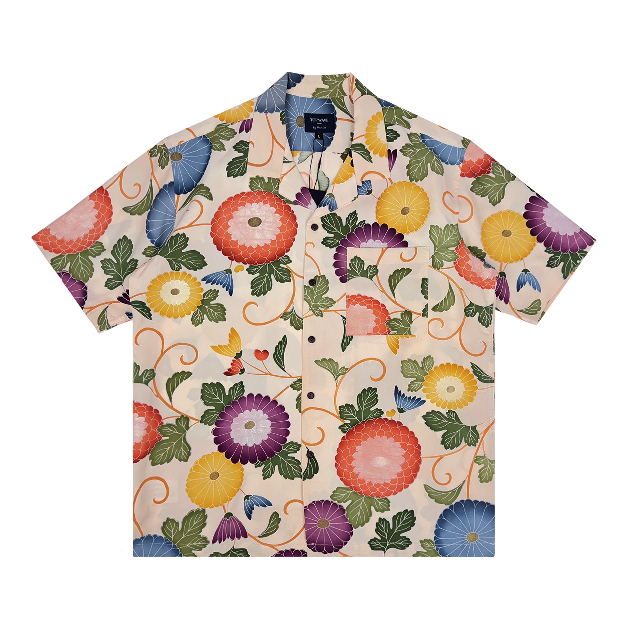 着物アロハシャツ メンズ L AHVN-L419-zoom-1