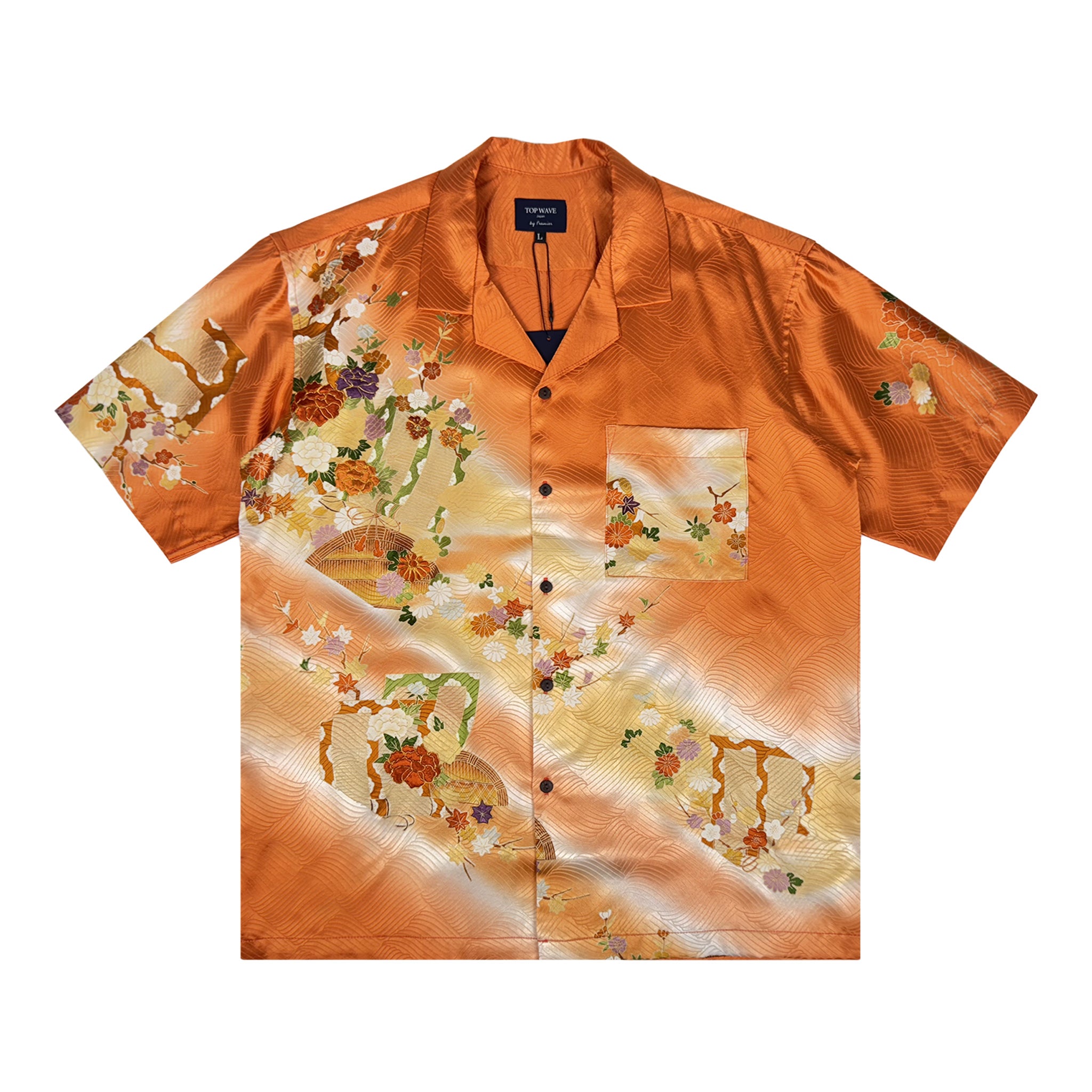 着物アロハシャツ メンズ L AHVN-L421-zoom-1