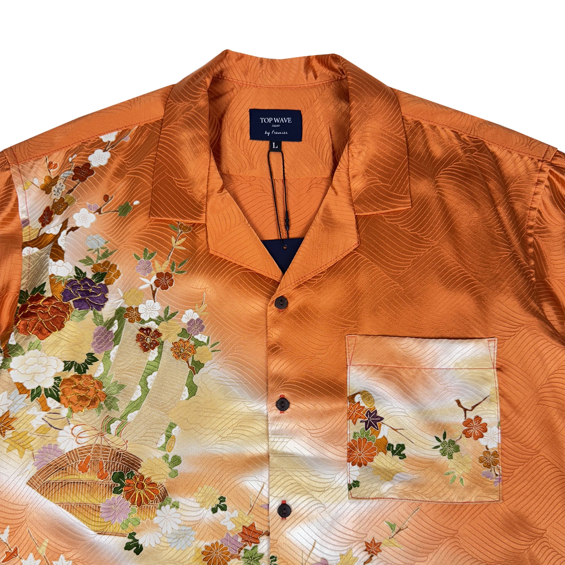 着物アロハシャツ メンズ L AHVN-L421-3