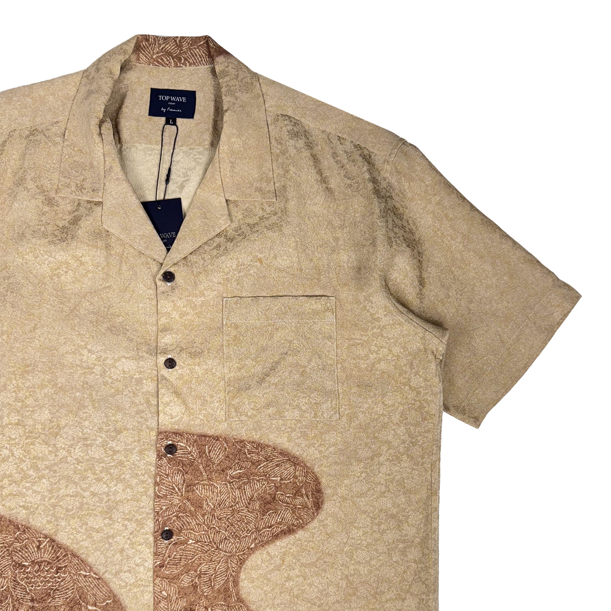着物アロハシャツ メンズ L AHVN-L422-4