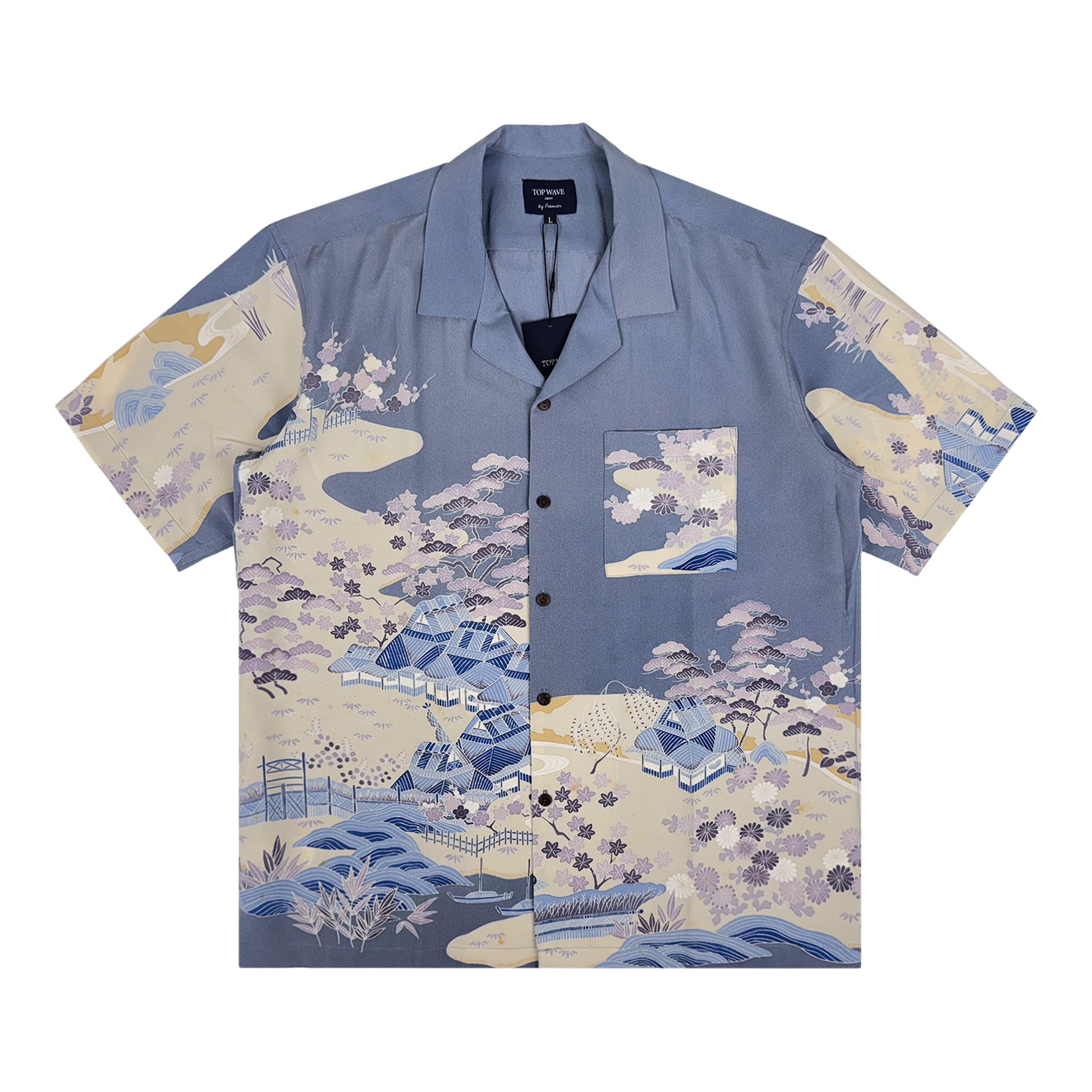 着物アロハシャツ メンズ L AHVN-L423-1