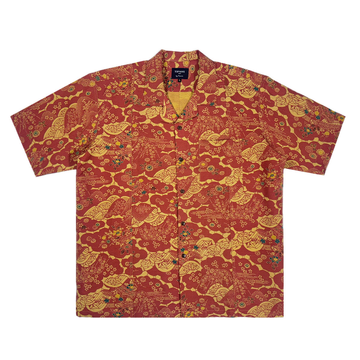 着物アロハシャツ メンズ L AHVN-L53