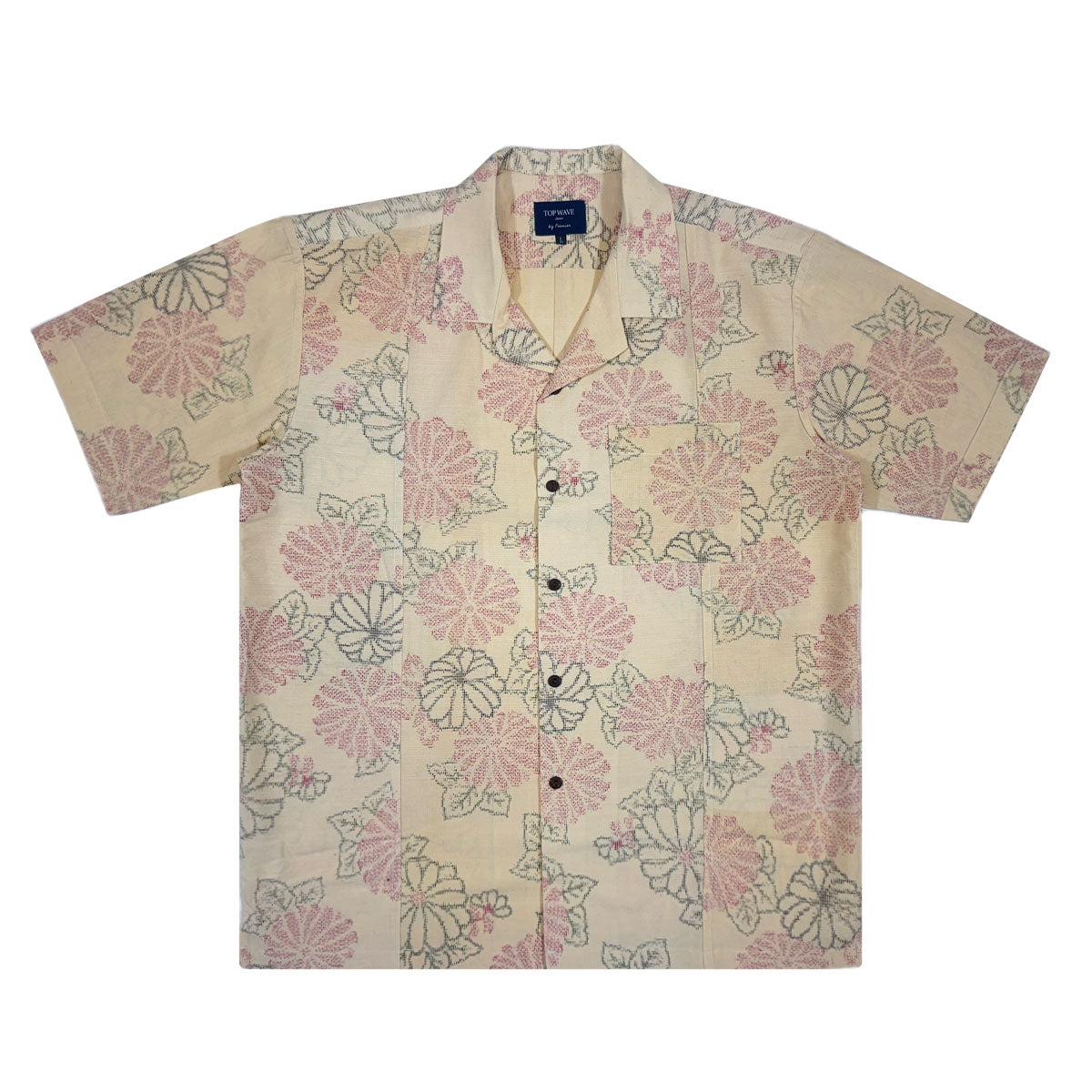 着物アロハシャツ メンズ L AHVN-L54