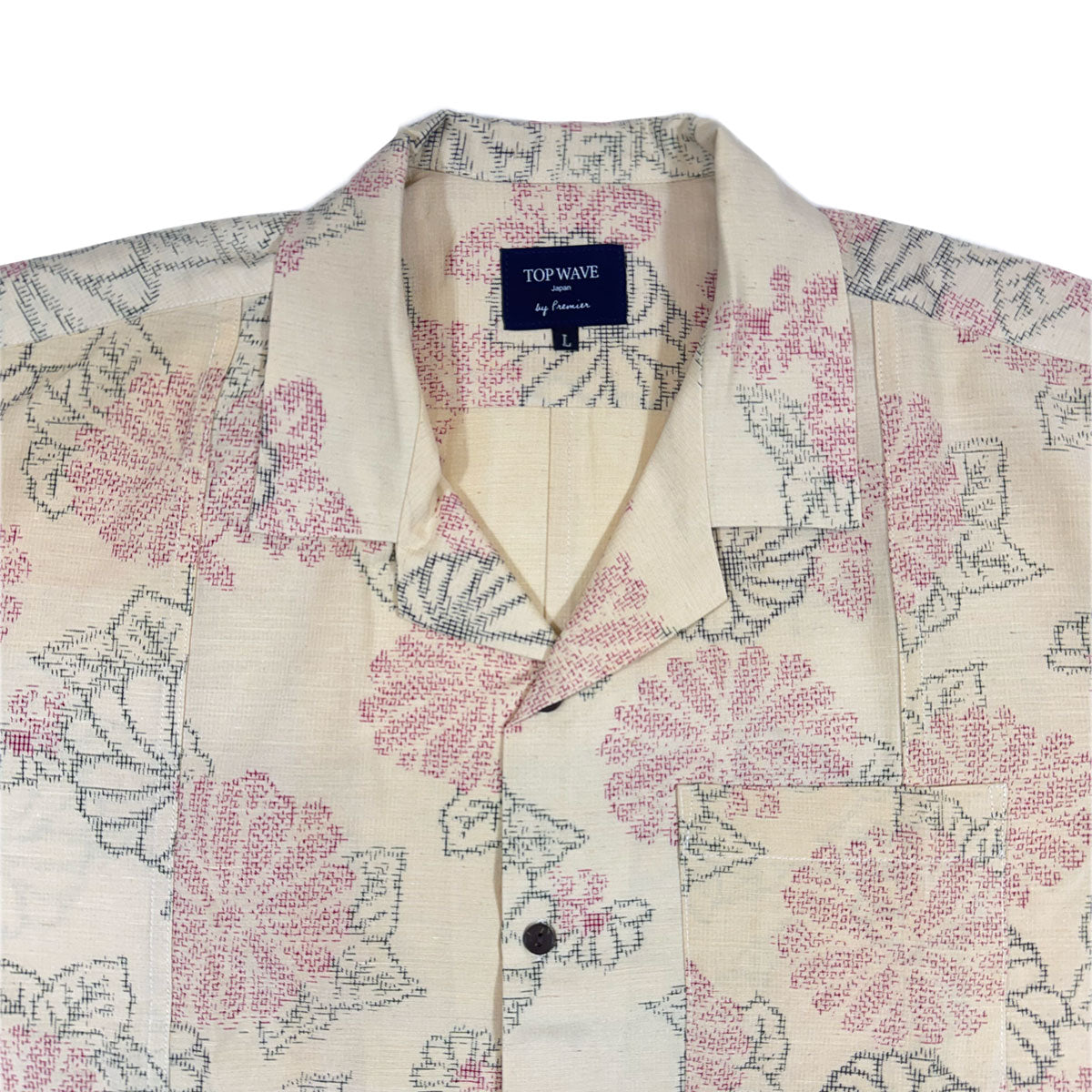 着物アロハシャツ メンズ L AHVN-L54-3