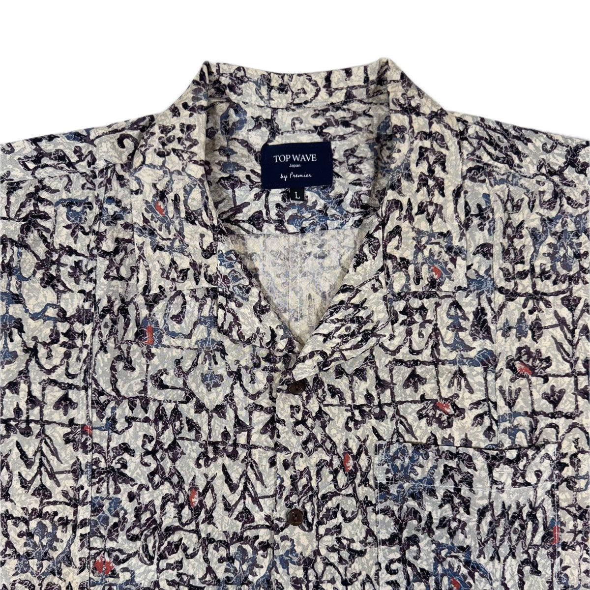 着物アロハシャツ メンズ L AHVN-L55-3