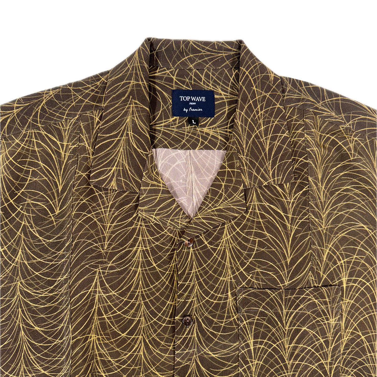 着物アロハシャツ メンズ L AHVN-L67-3