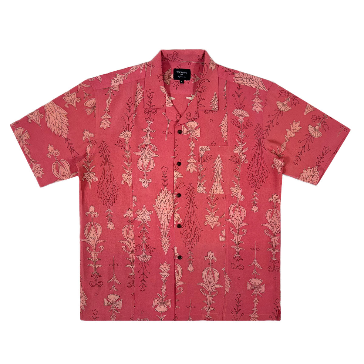 着物アロハシャツ メンズ L AHVN-L73-1