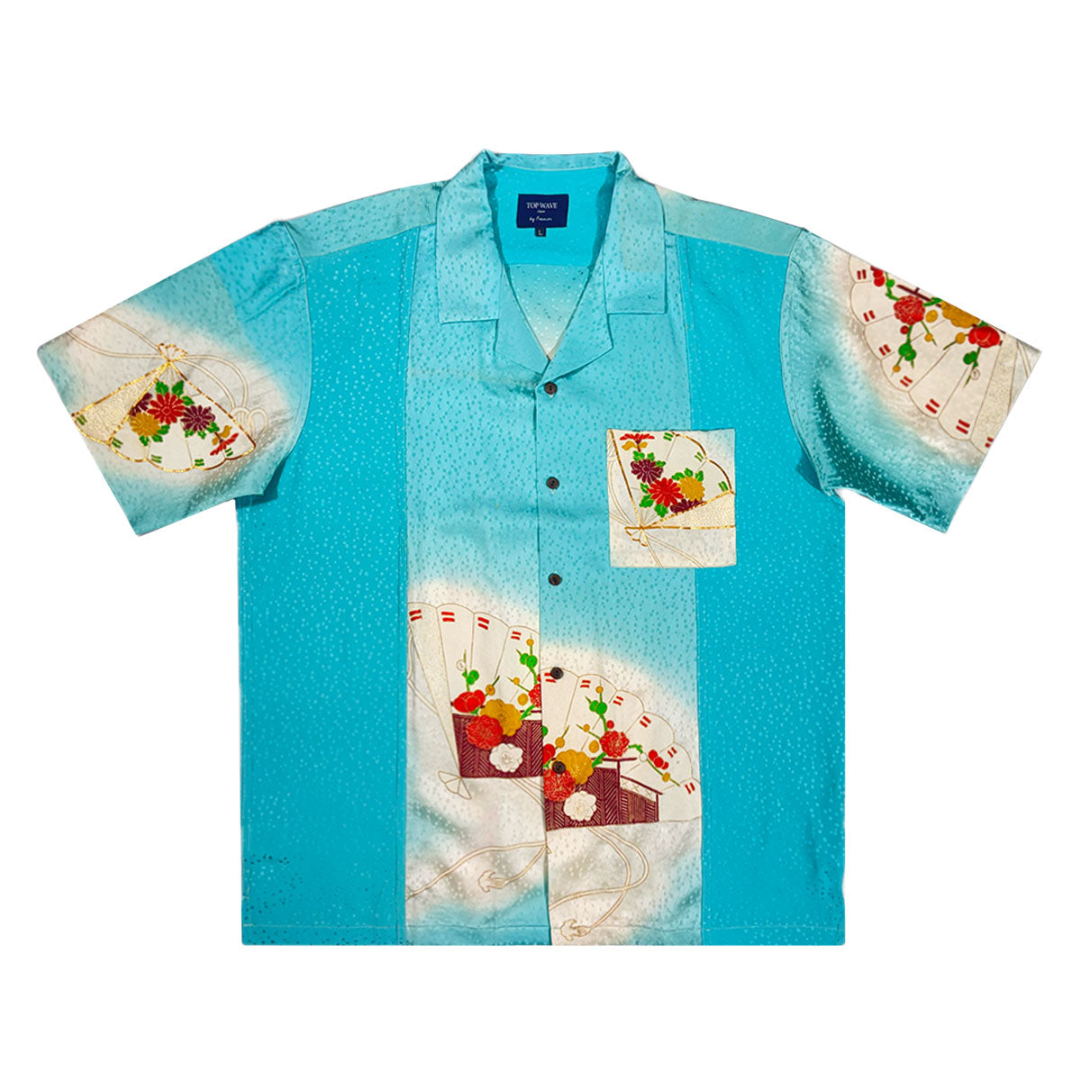 着物アロハシャツ メンズ L AHVN-L75-zoom-1