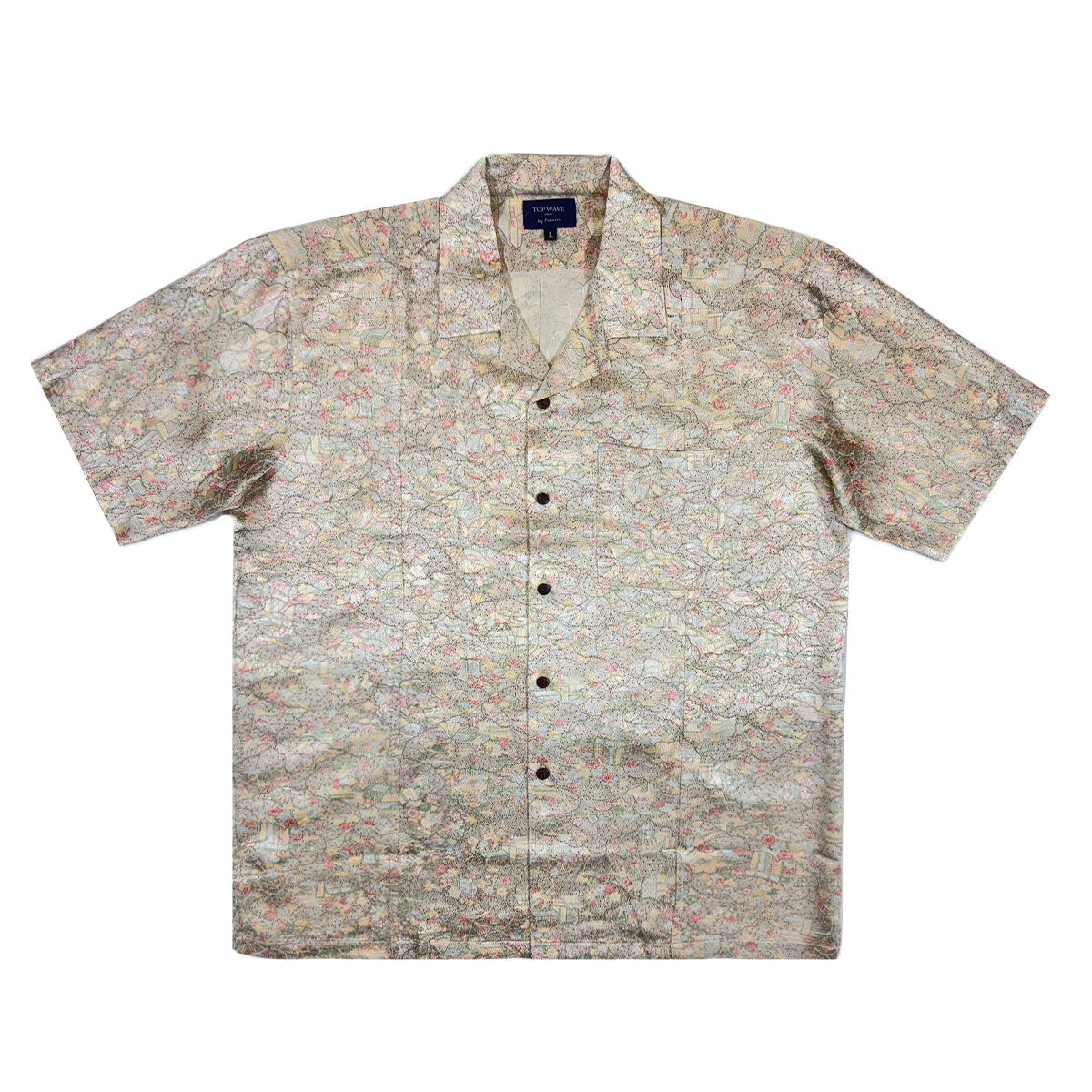 着物アロハシャツ メンズ L AHVN-L77