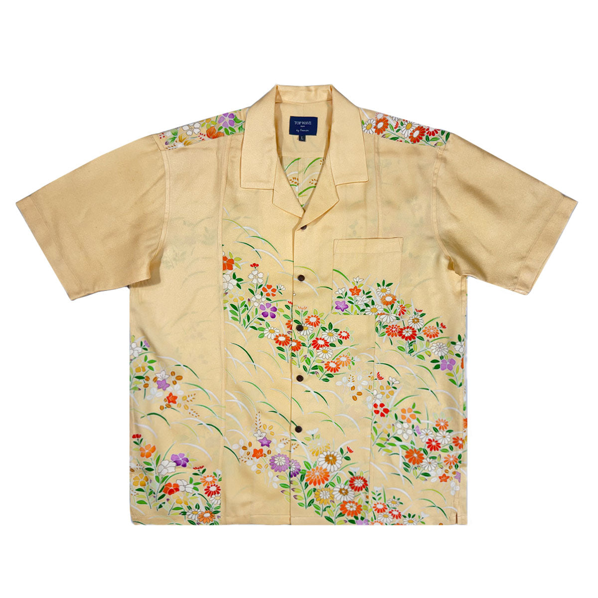 着物アロハシャツ メンズ L AHVN-L78-1