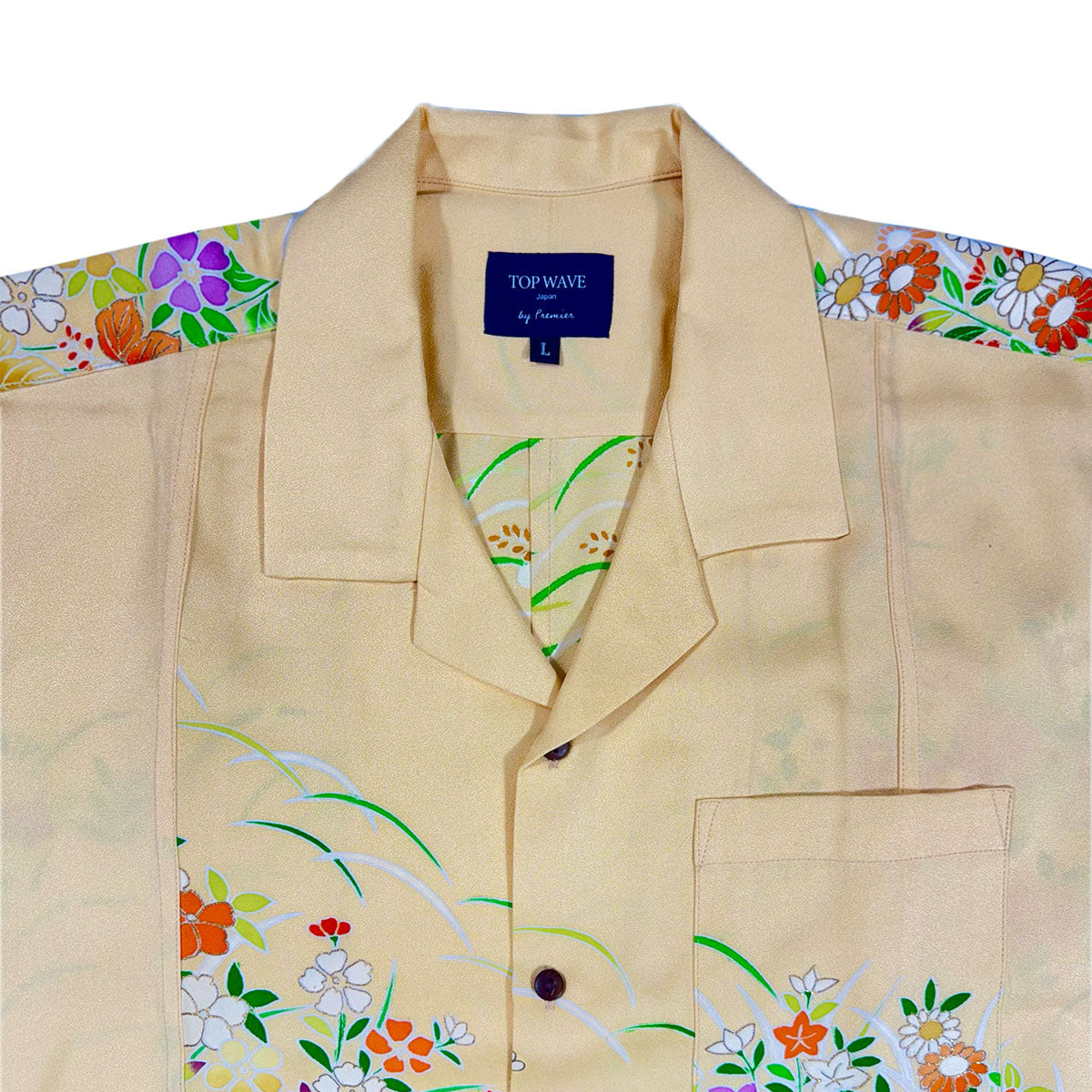 着物アロハシャツ メンズ L AHVN-L78-3