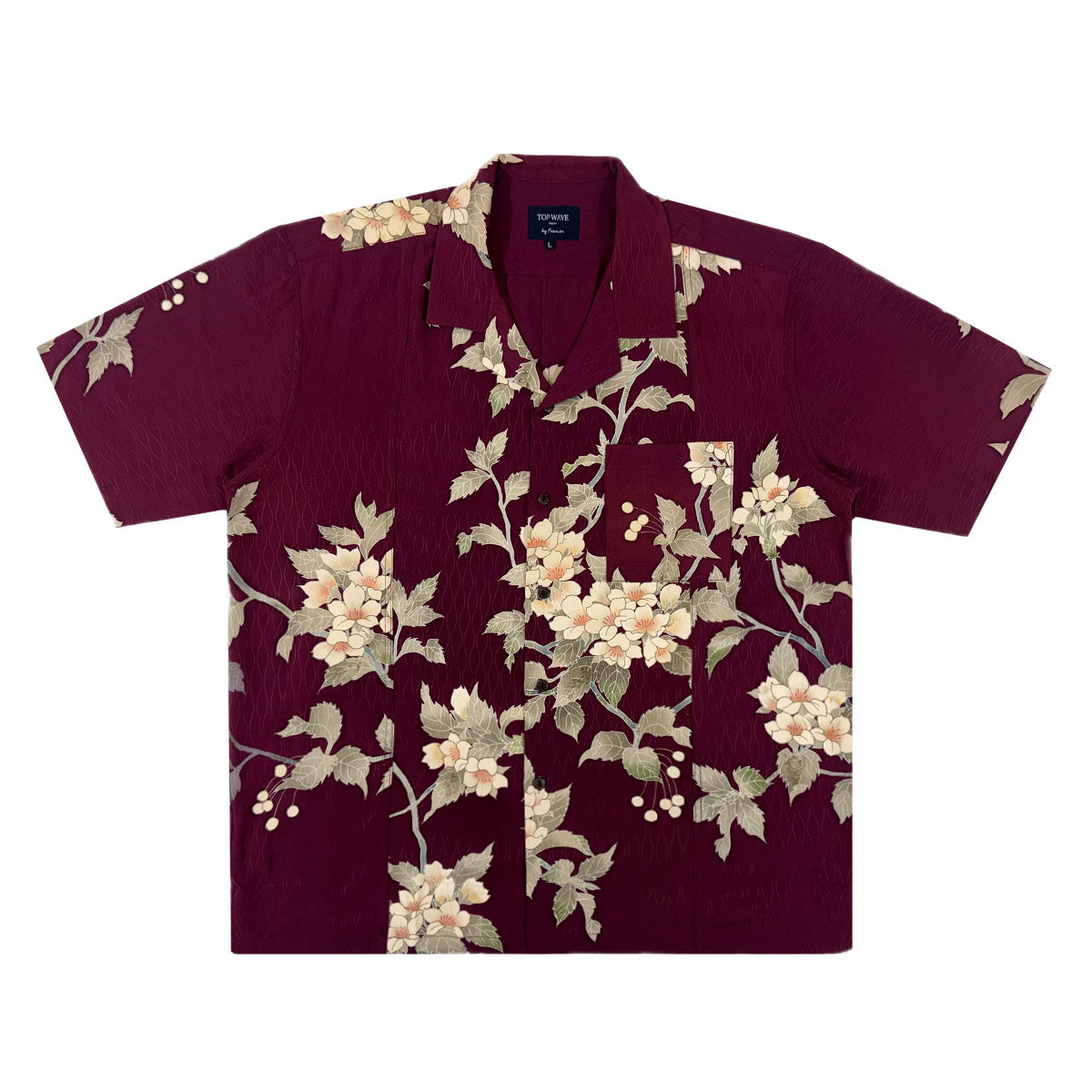 着物アロハシャツ メンズ L AHVN-L88