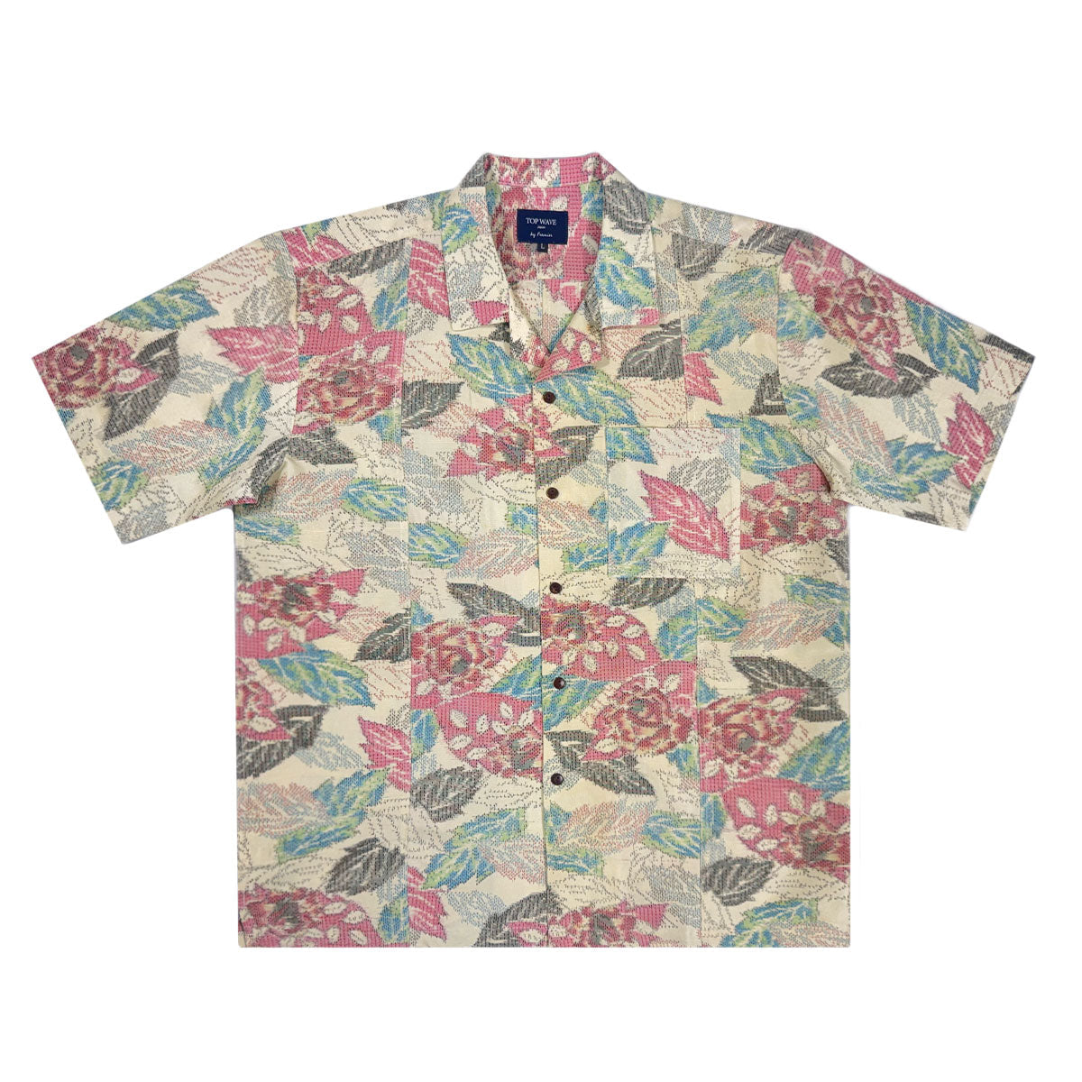 着物アロハシャツ メンズ L AHVN-L99