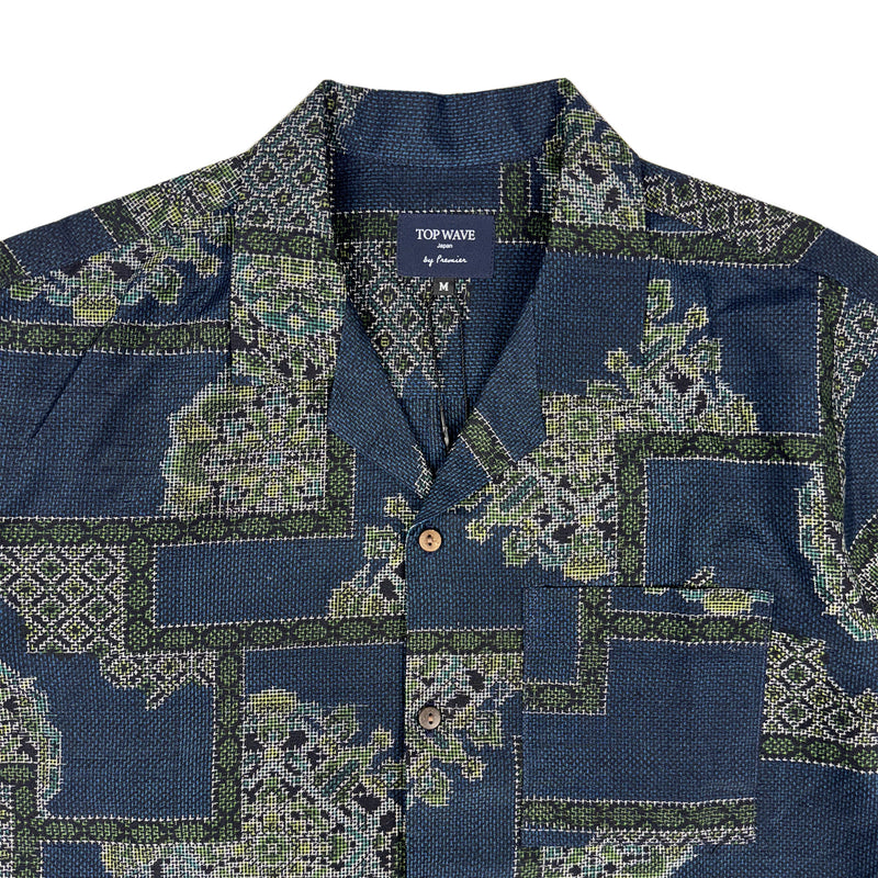 Camisa hawaiana kimono talla M [AHVN-M04]-zoom-
