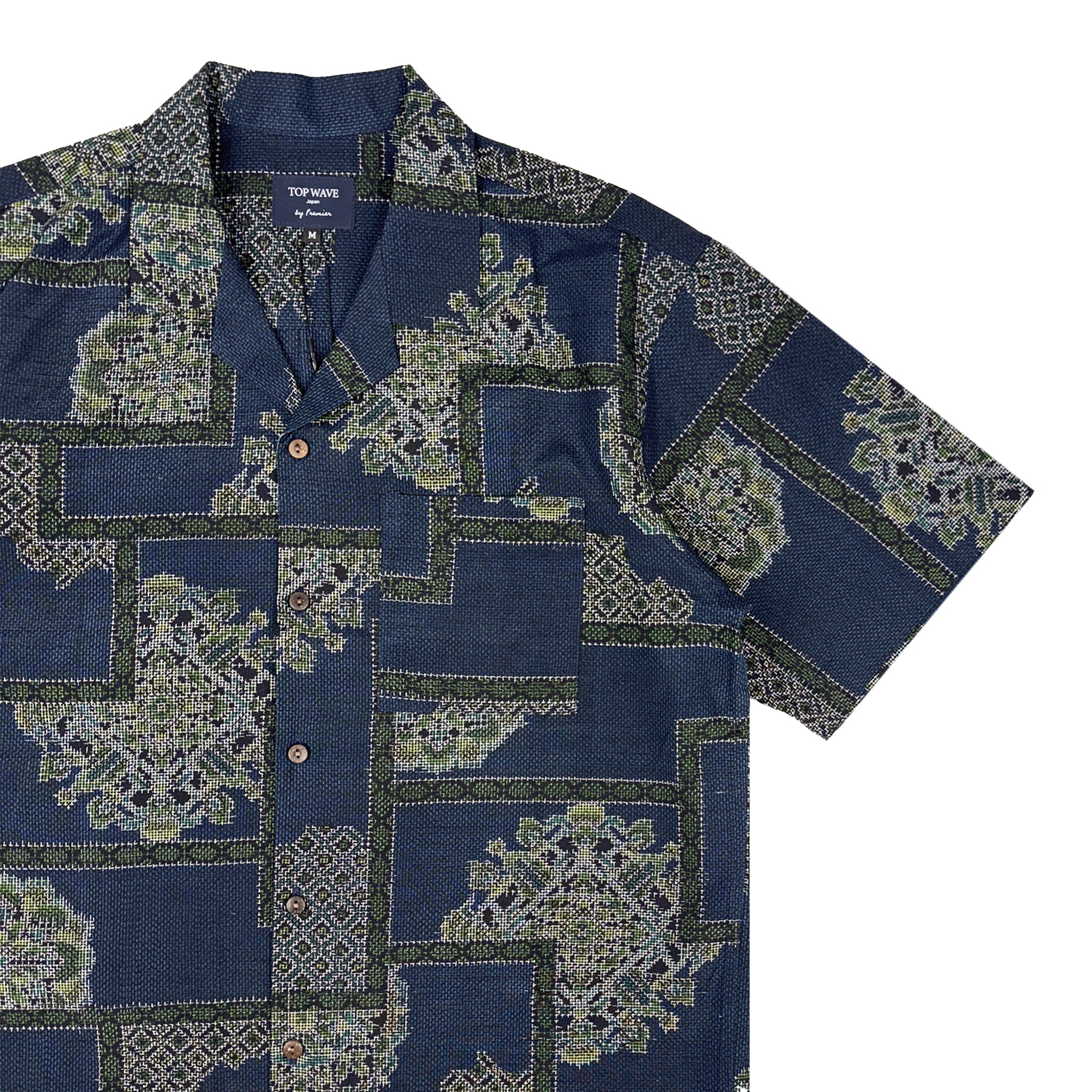 Camisa hawaiana kimono talla M [AHVN-M04]-zoom-4