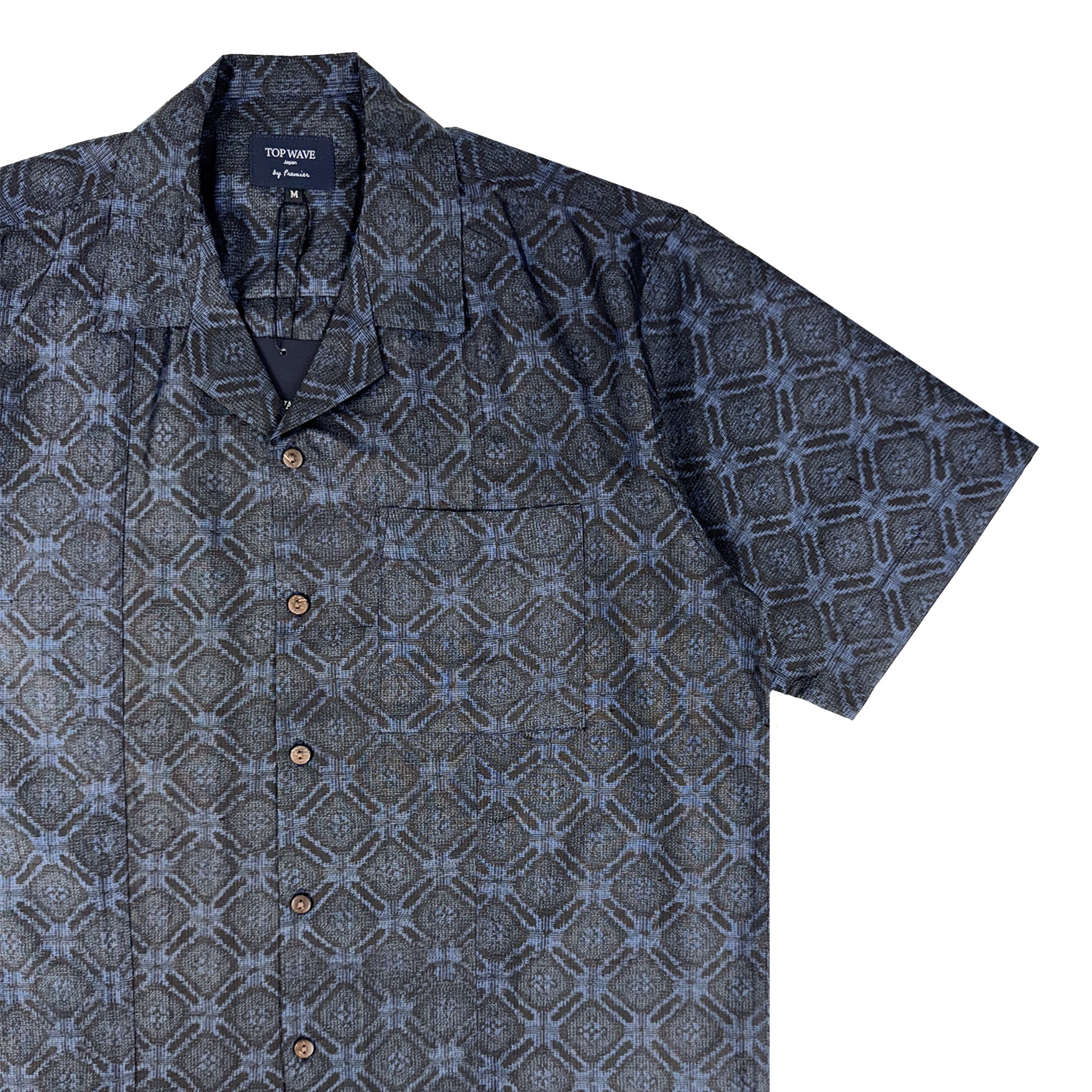 Kimono Hawaiian Shirt, Size M [AHVN-M05]-zoom-4
