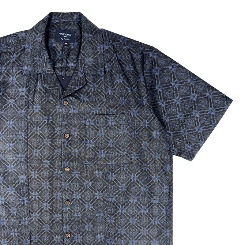Kimono Hawaiian Shirt, Size M [AHVN-M05]-zoom-