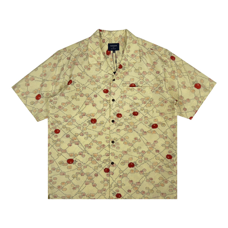 Kimono Hawaiian Shirt, Size M [AHVN-M07]-zoom-