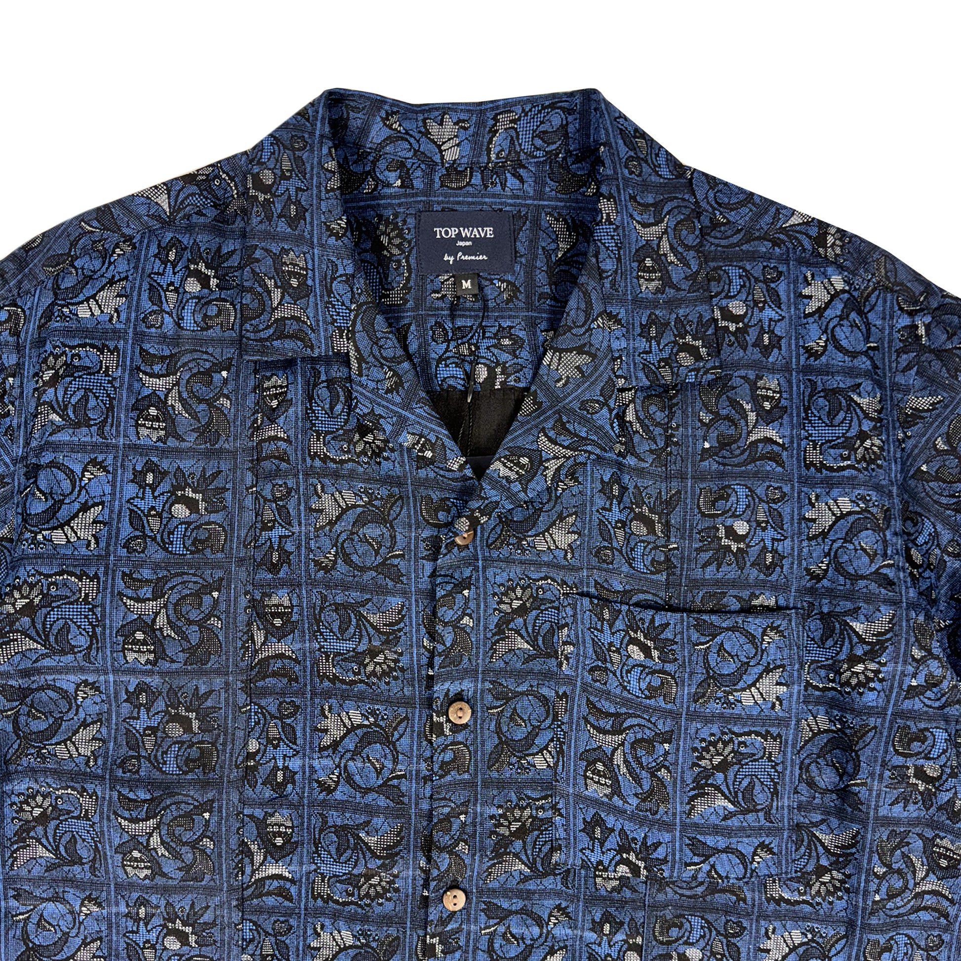 Camisa hawaiana kimono talla M [AHVN-M109]-3
