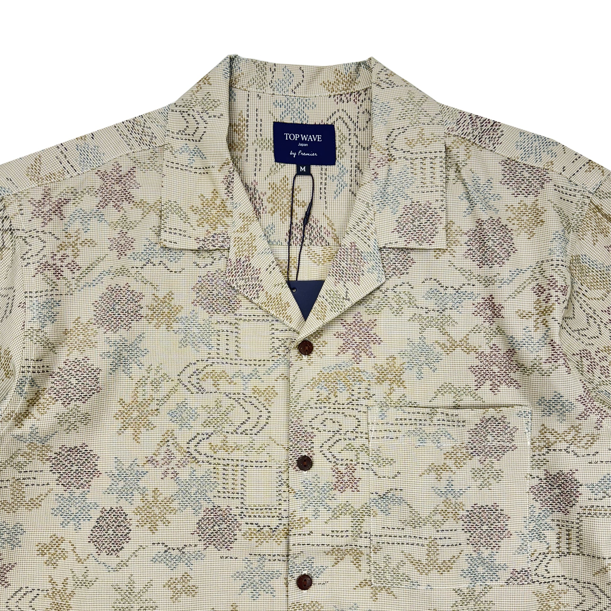 Kimono Hawaiian Shirt Talla M [AHVN-M121]-3