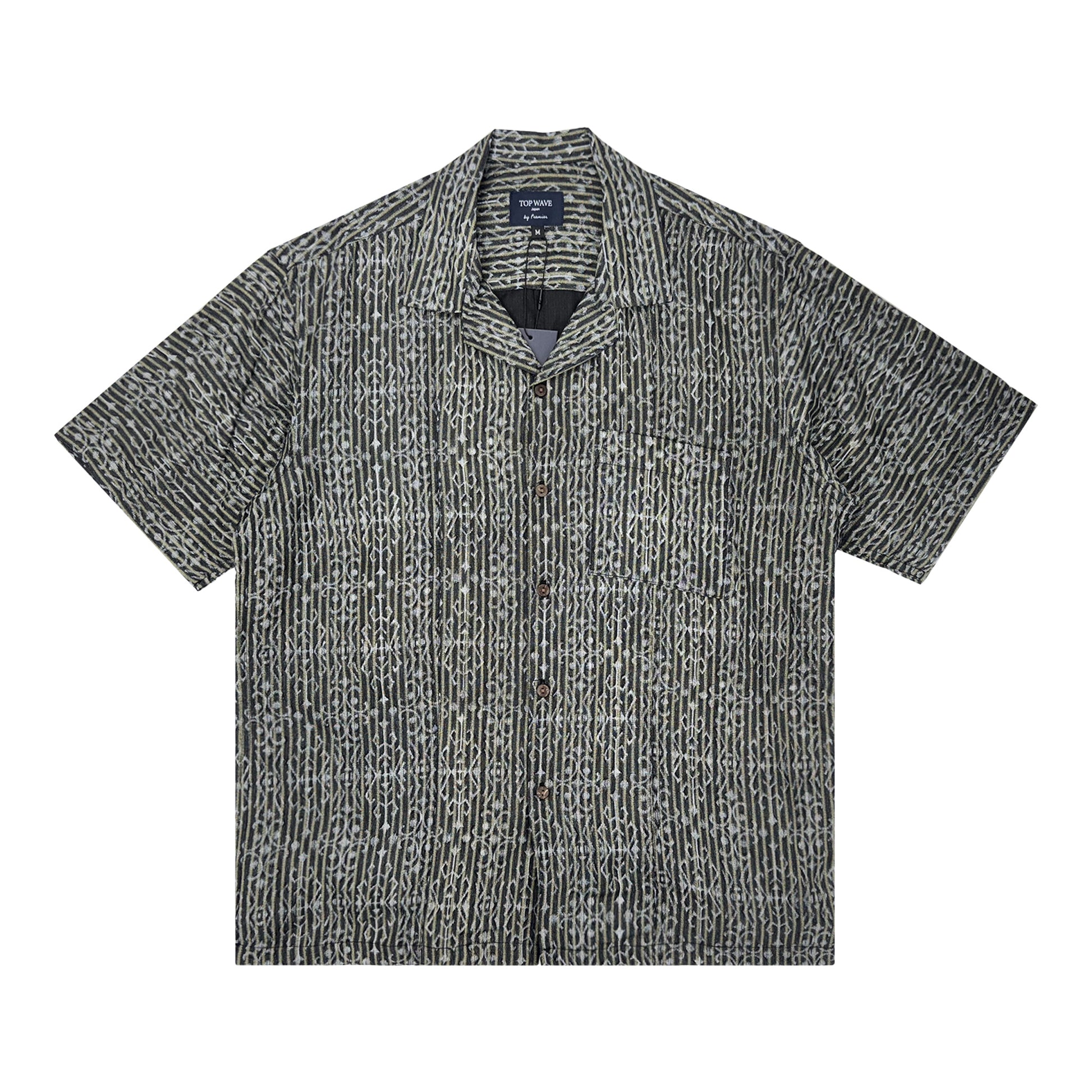 Camisa hawaiana kimono talla M [AHVN-M128]-1