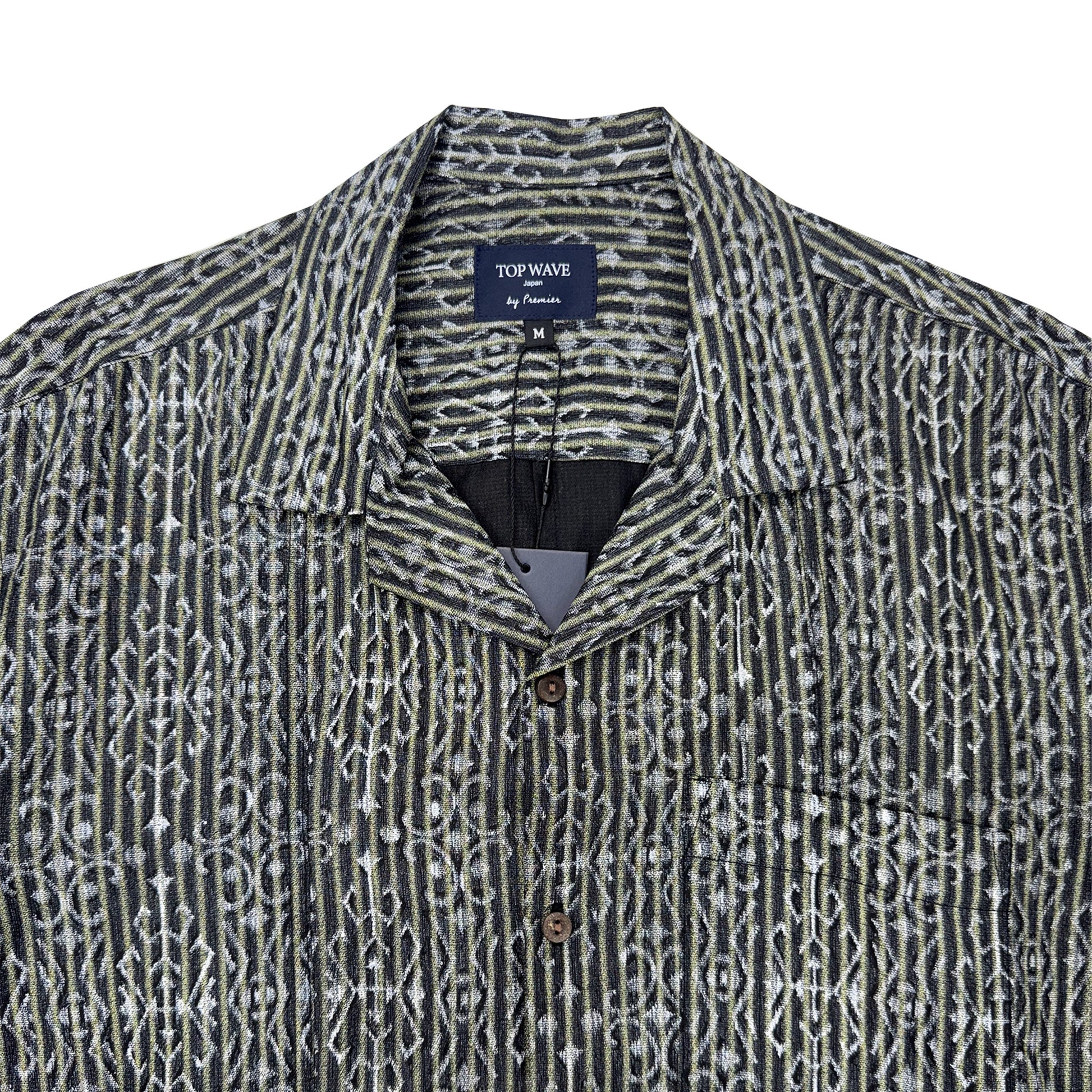 Camisa hawaiana kimono talla M [AHVN-M128]-3