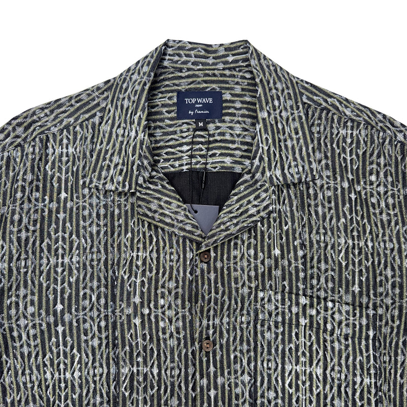 Camisa hawaiana kimono talla M [AHVN-M128]-zoom-