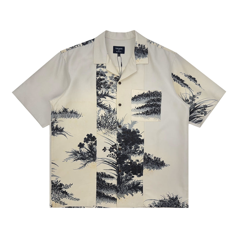 Camisa Aloha de Kimono Talla M [AHVN-M145]-zoom-