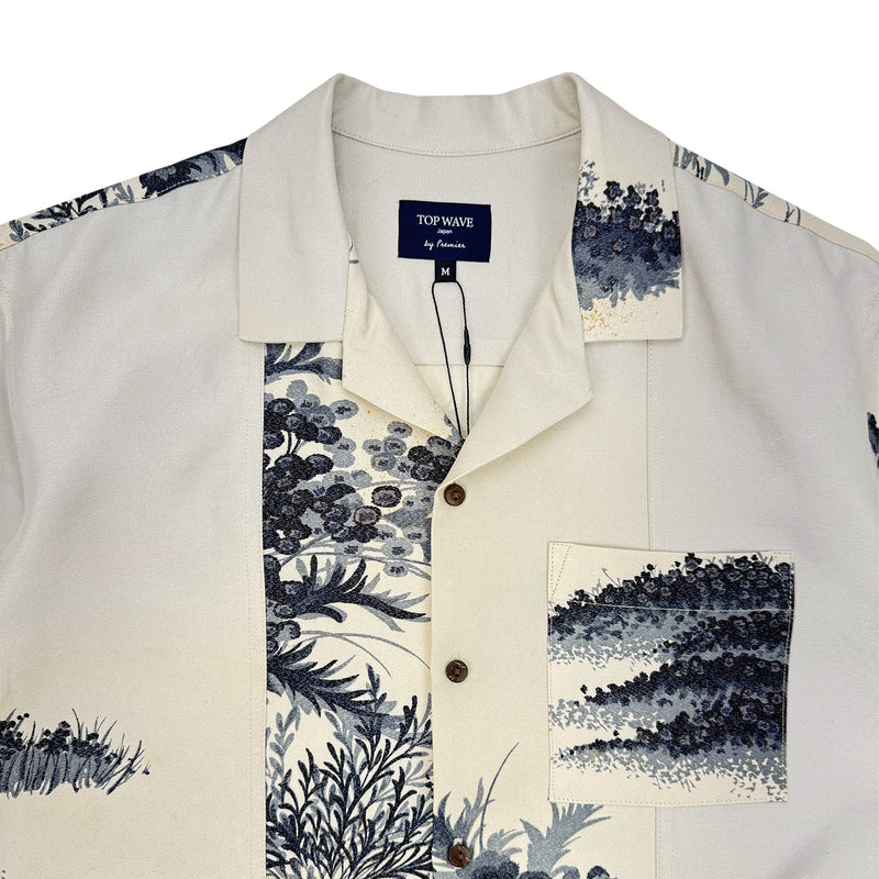 Camisa Aloha de Kimono Talla M [AHVN-M145]-zoom-