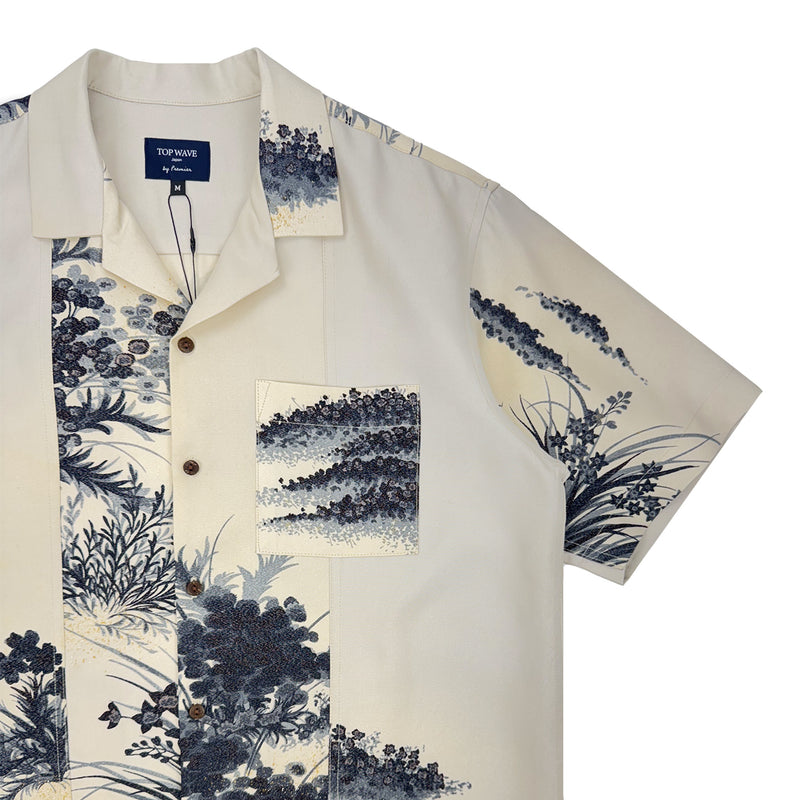 Camisa Aloha de Kimono Talla M [AHVN-M145]-zoom-