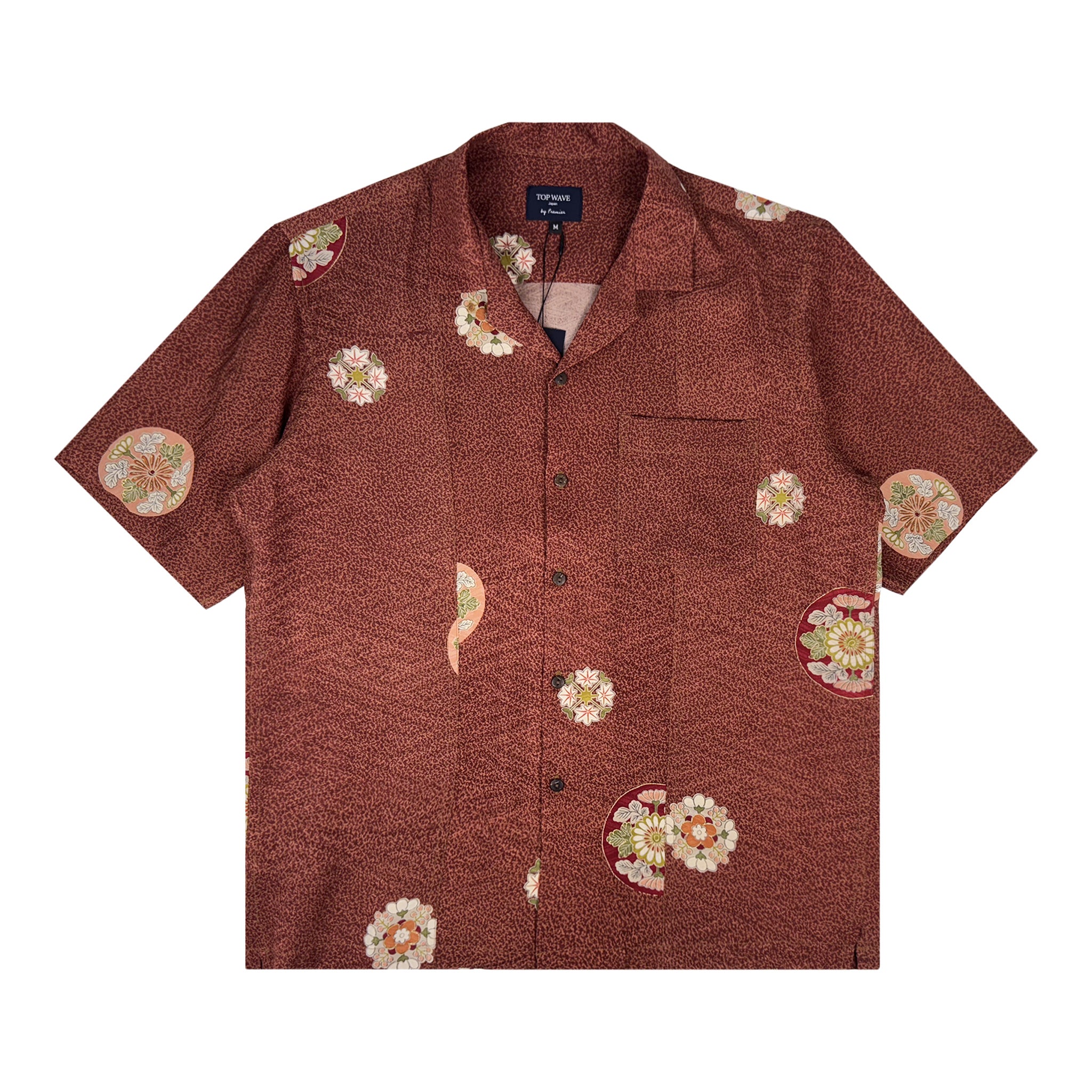 Camisa Aloha de Kimono Talla M [AHVN-M147]
