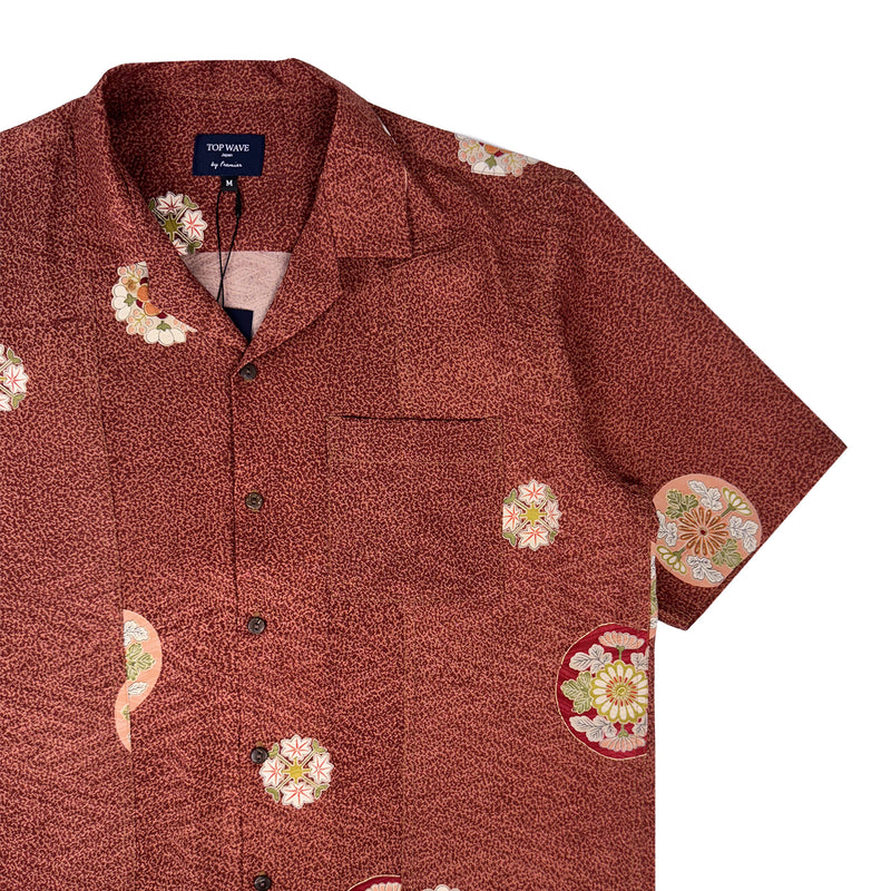 Camisa Aloha de Kimono Talla M [AHVN-M147]-zoom-