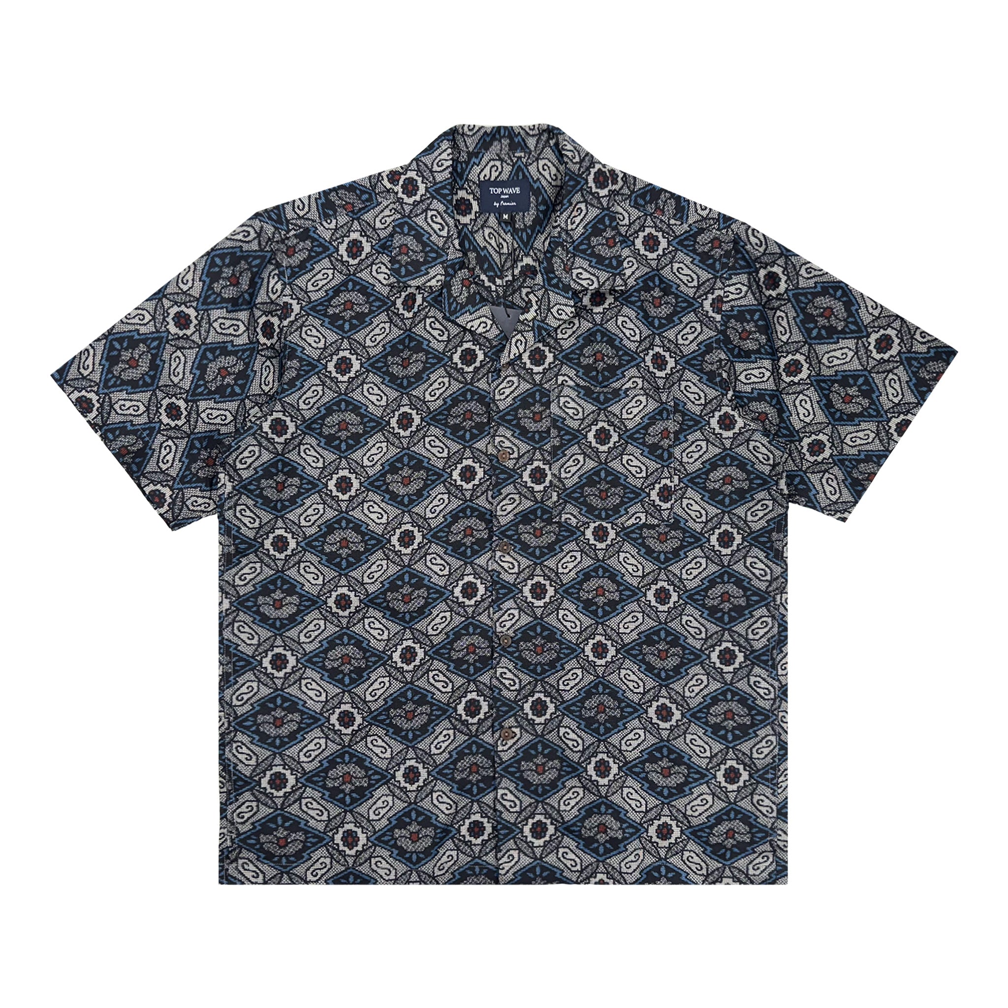 Camisa hawaiana kimono talla M [AHVN-M150]-zoom-1