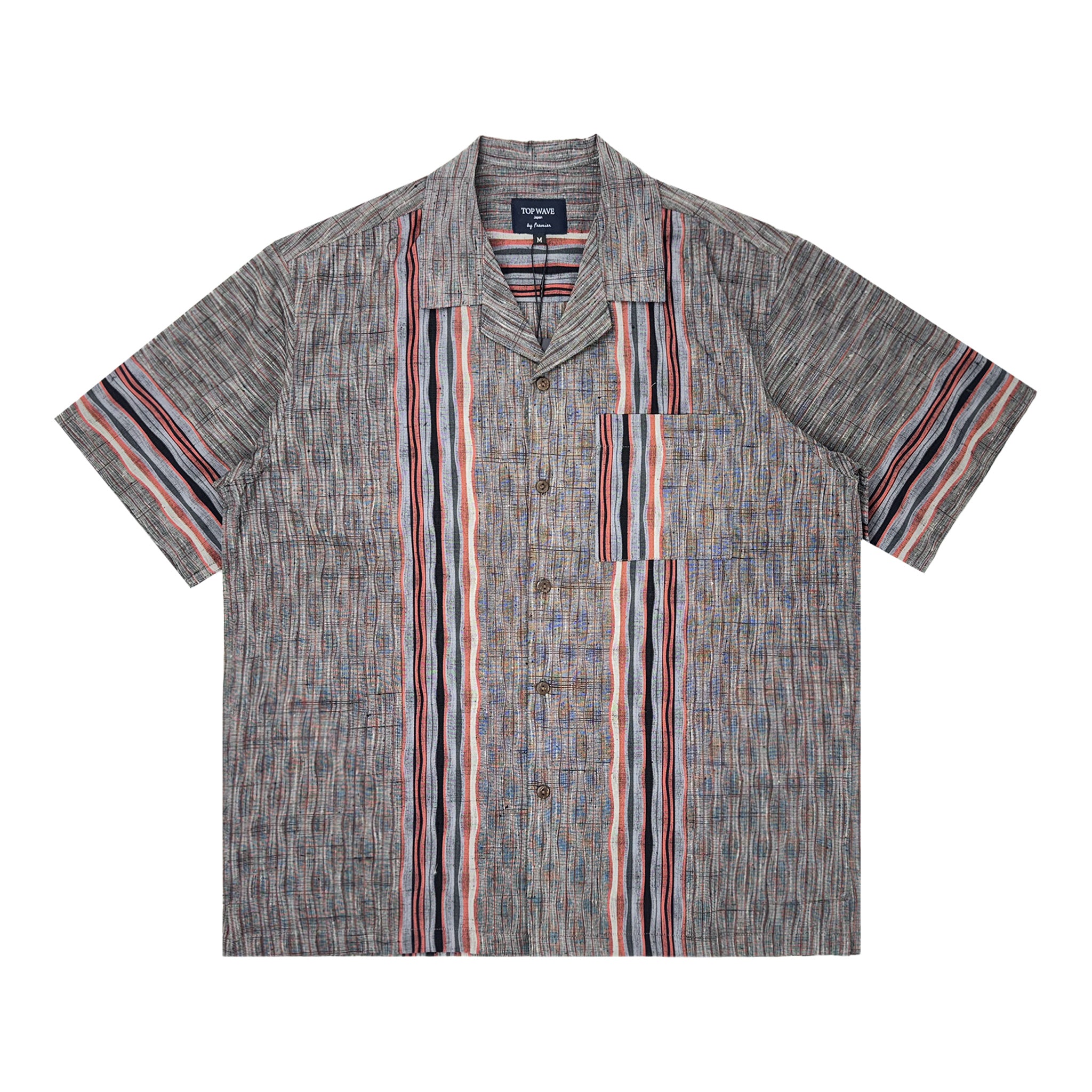Camisa hawaiana kimono talla M [AHVN-M154]